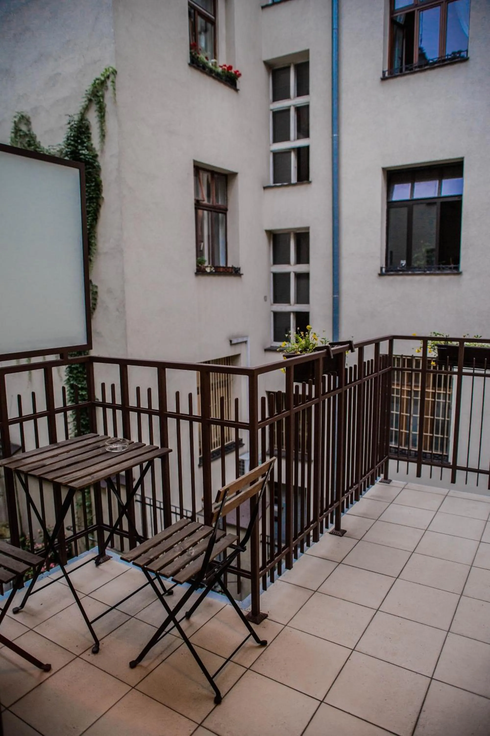 Patio in Aparthotel Maria