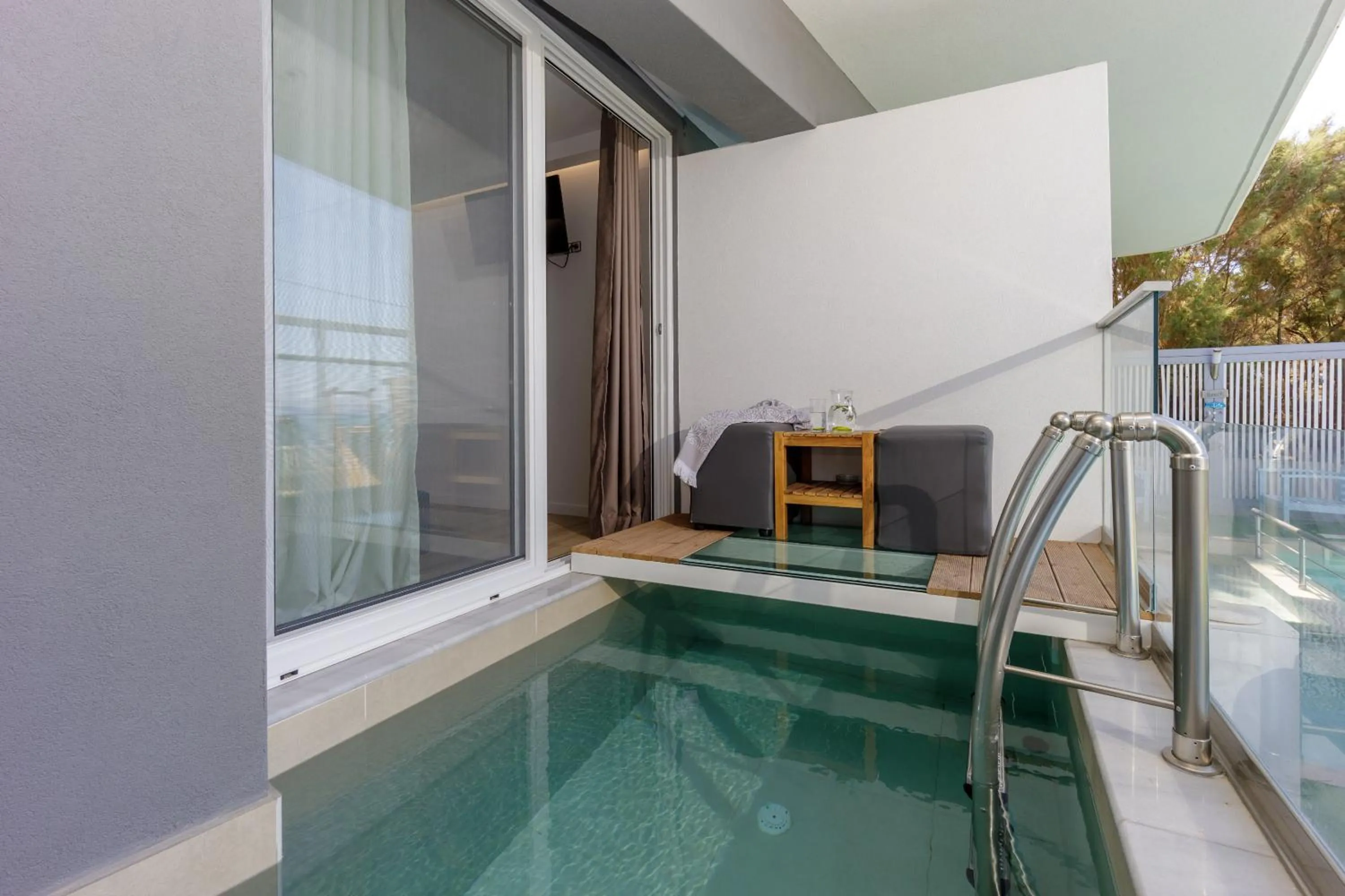 Pool view in Seaside Gouves