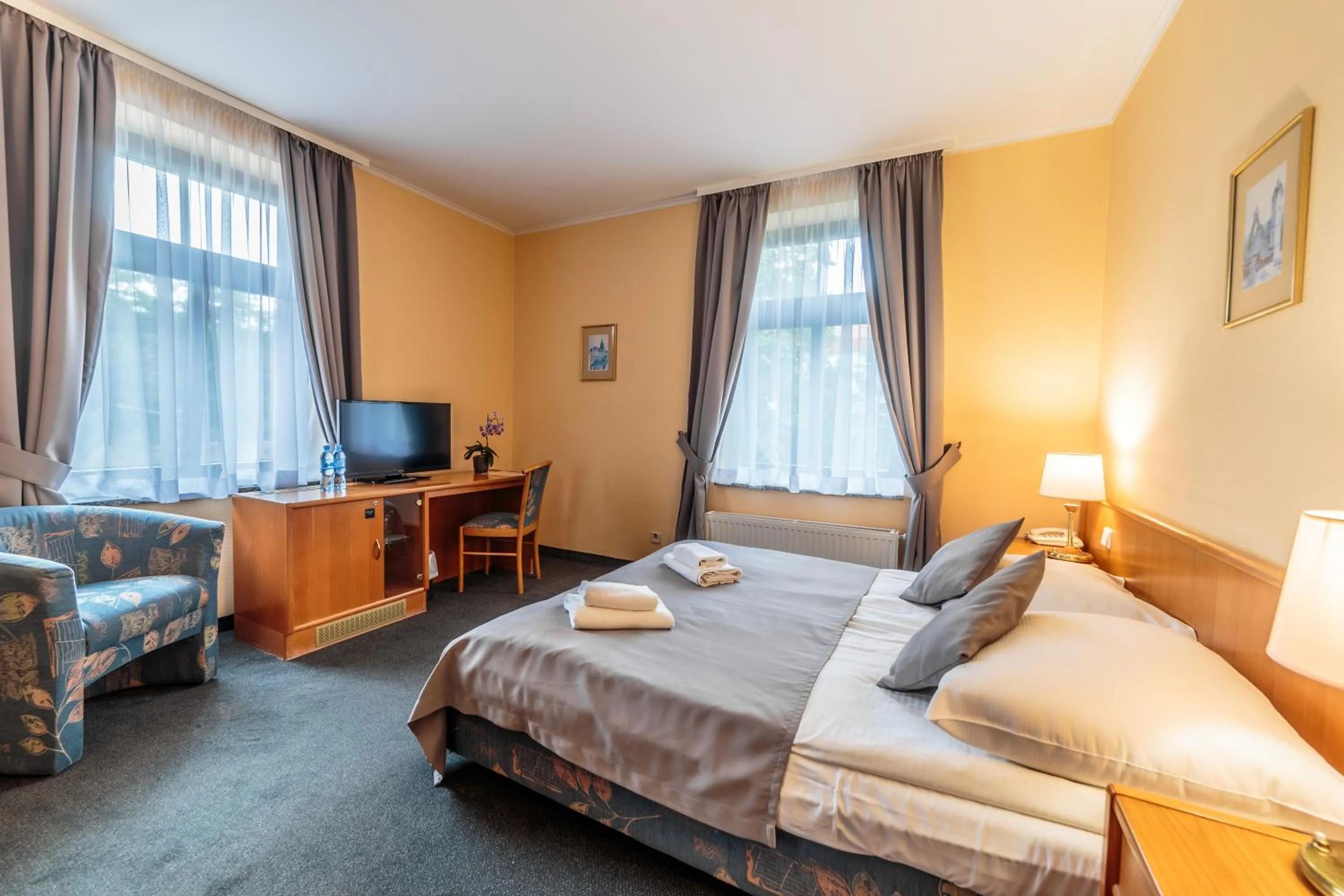 Garden view, Bed in Hotel Fenix