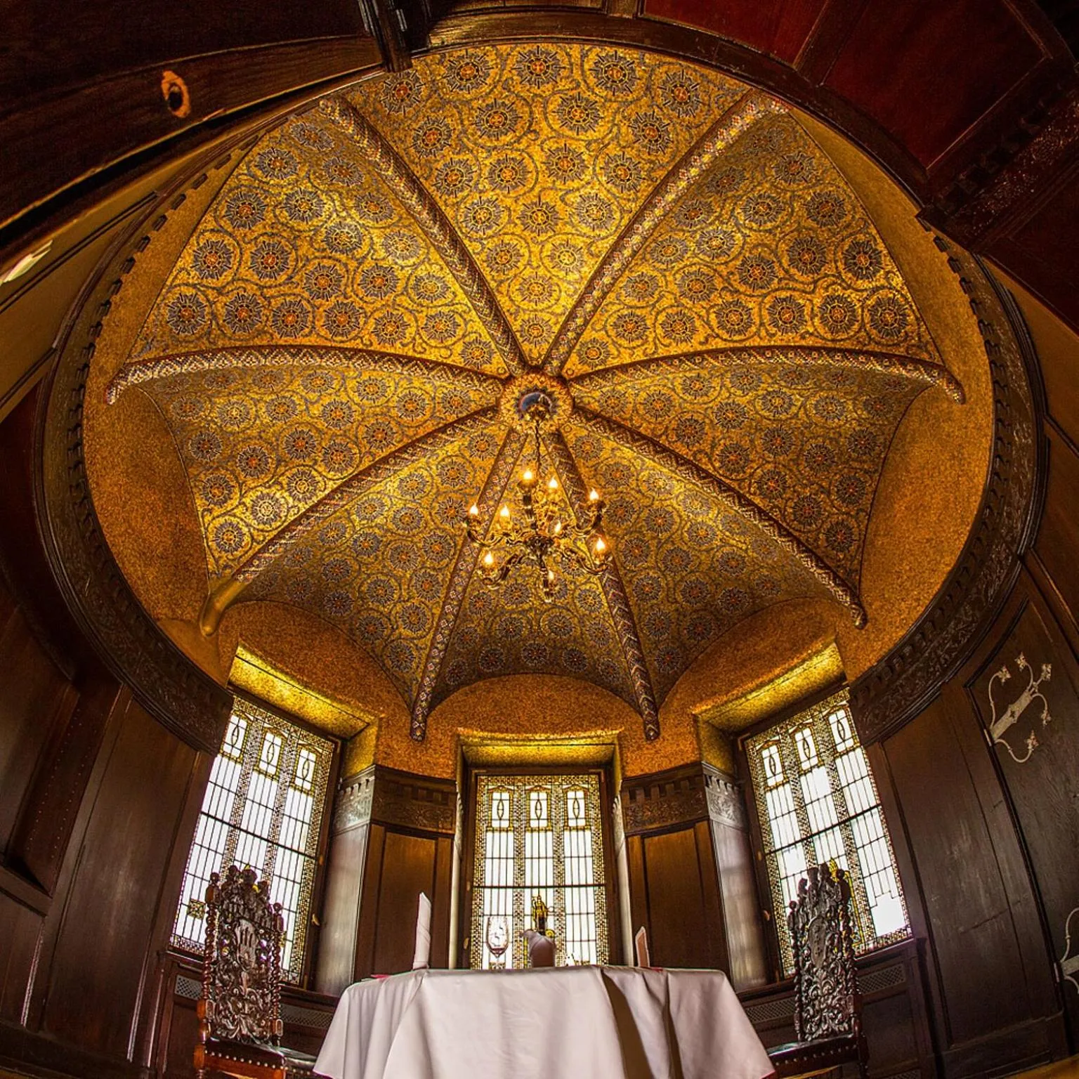 Decorative detail in Pałac Paulinum