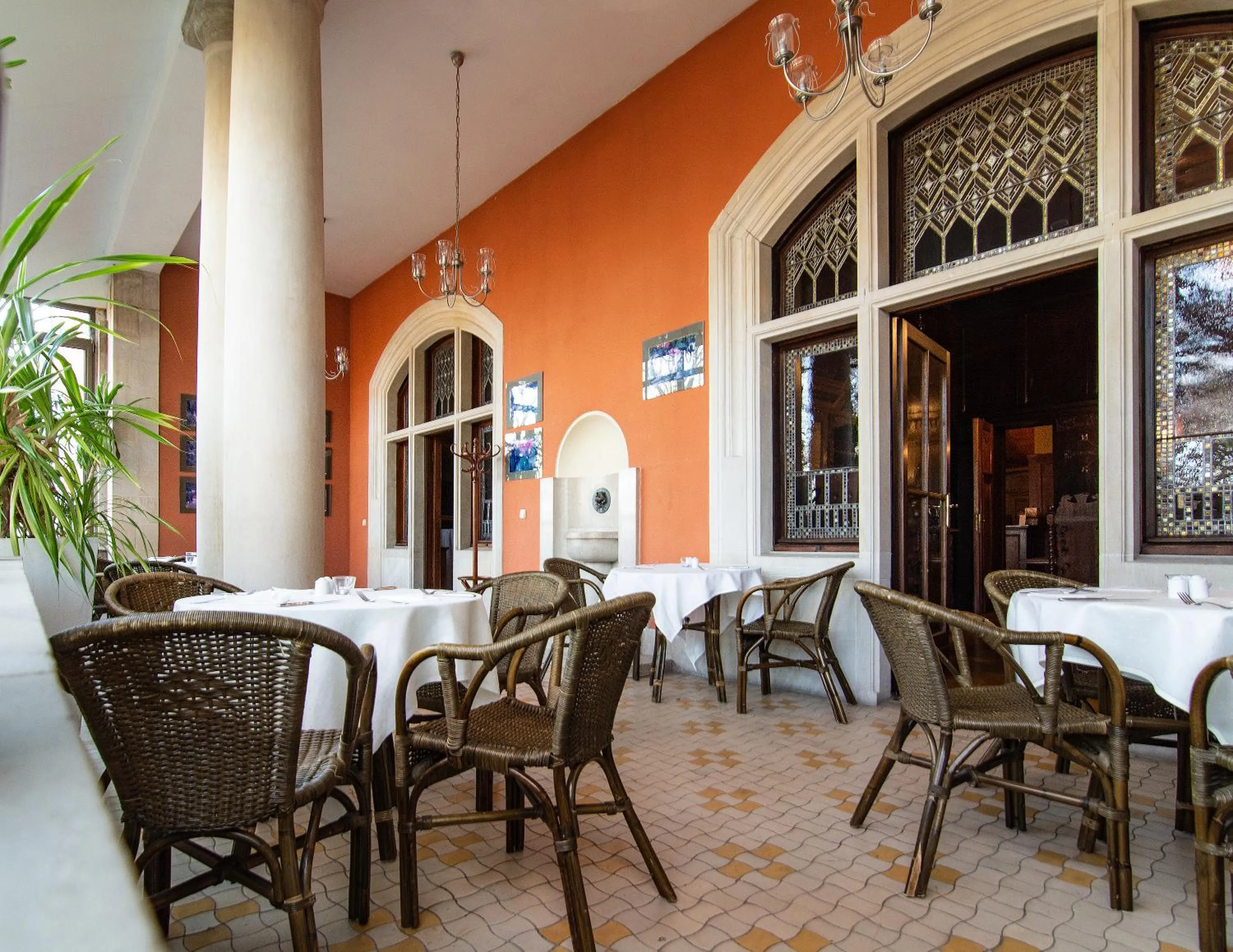 Patio in Pałac Paulinum