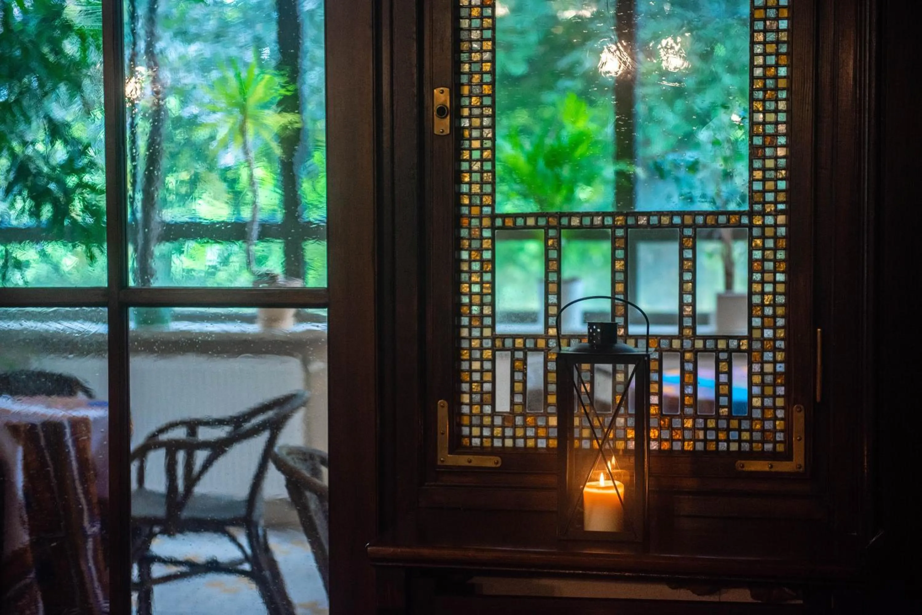 Decorative detail in Pałac Paulinum