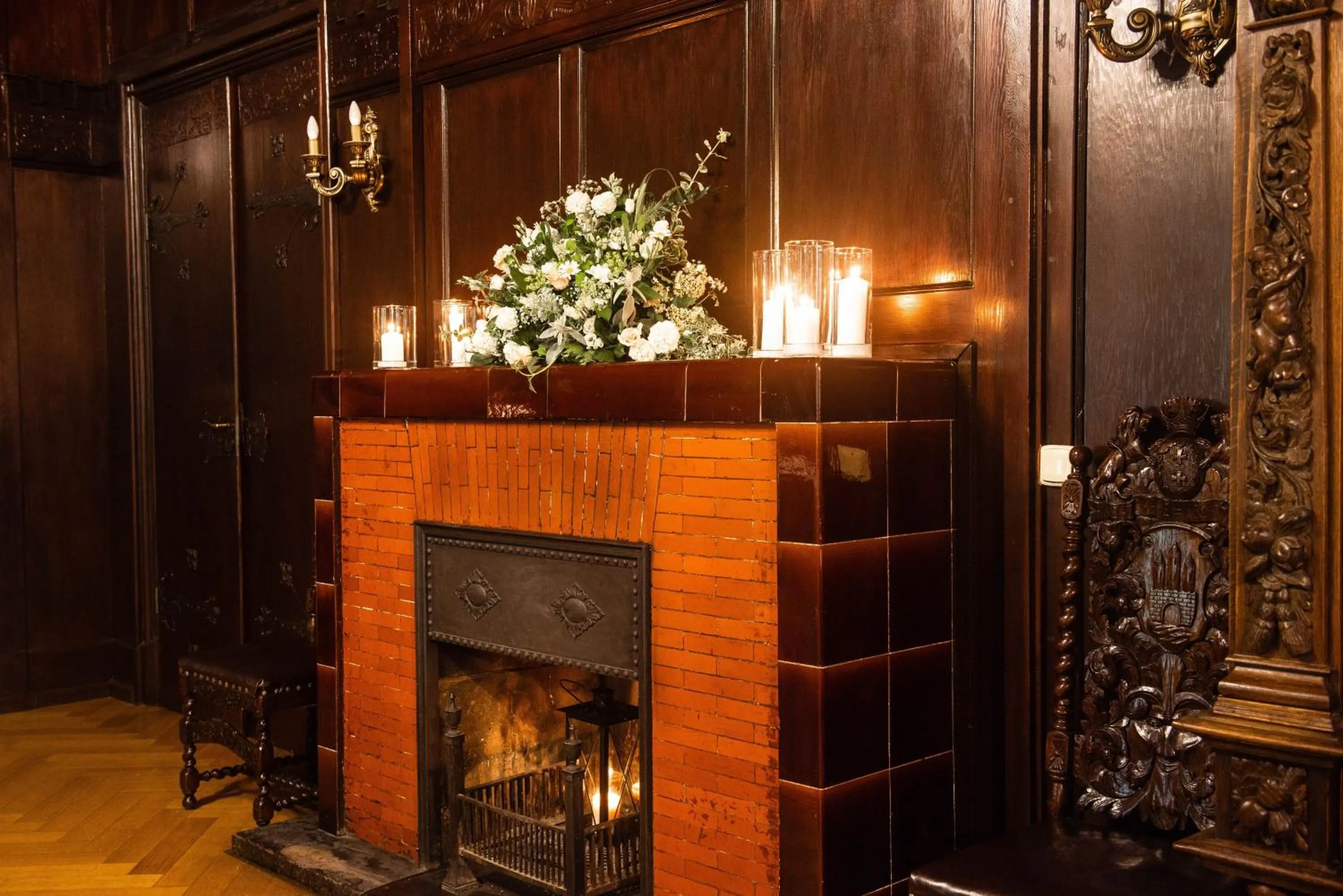 Decorative detail in Pałac Paulinum