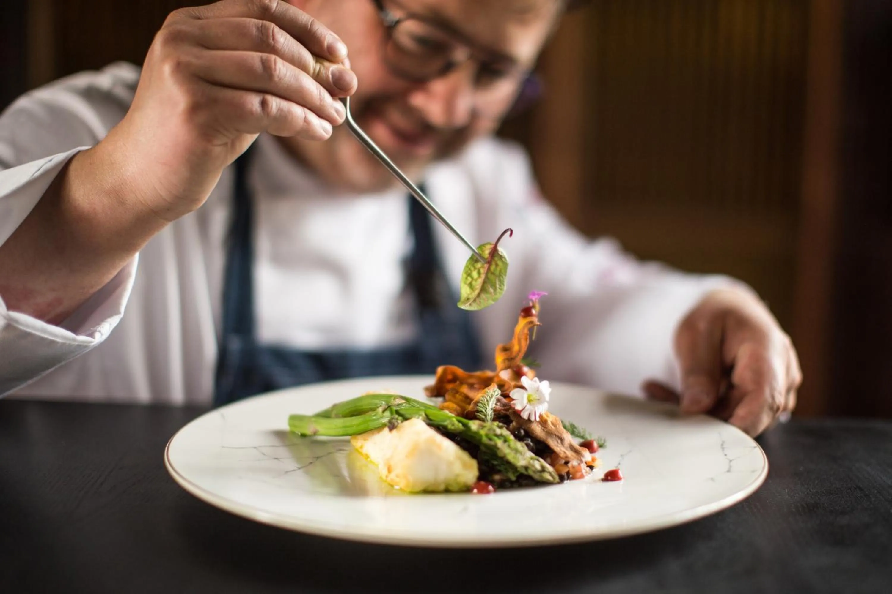 Food close-up in Pałac Paulinum