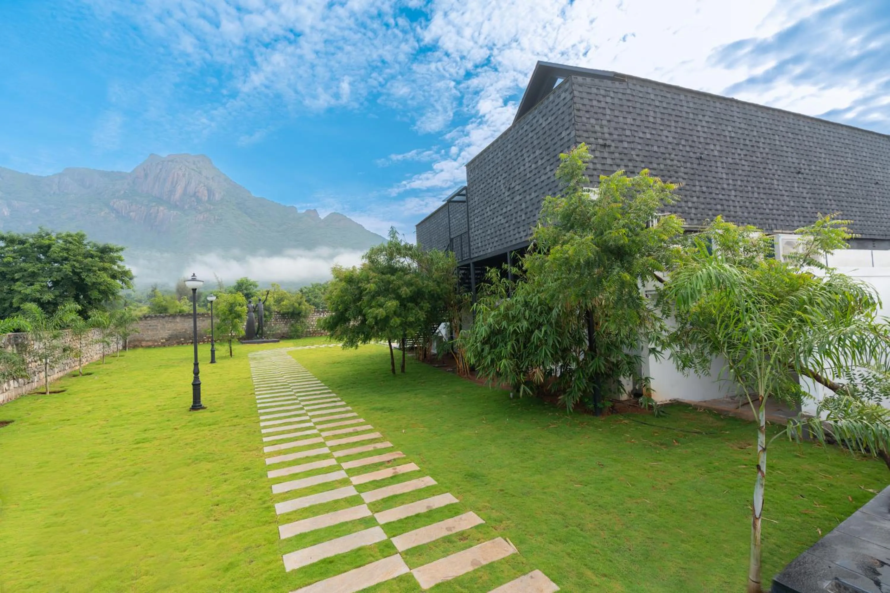 Garden view in DARZA LUXURY RESORTs