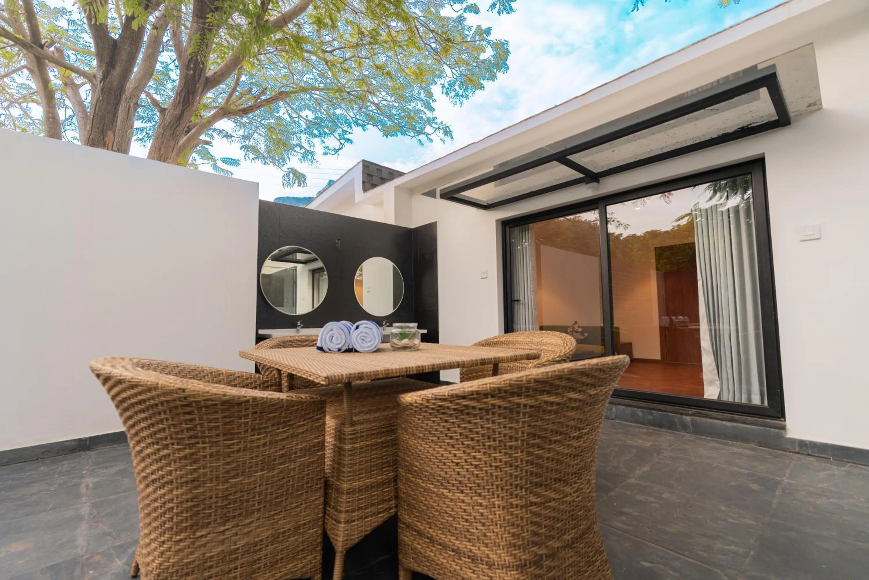 Dining area in DARZA LUXURY RESORTs