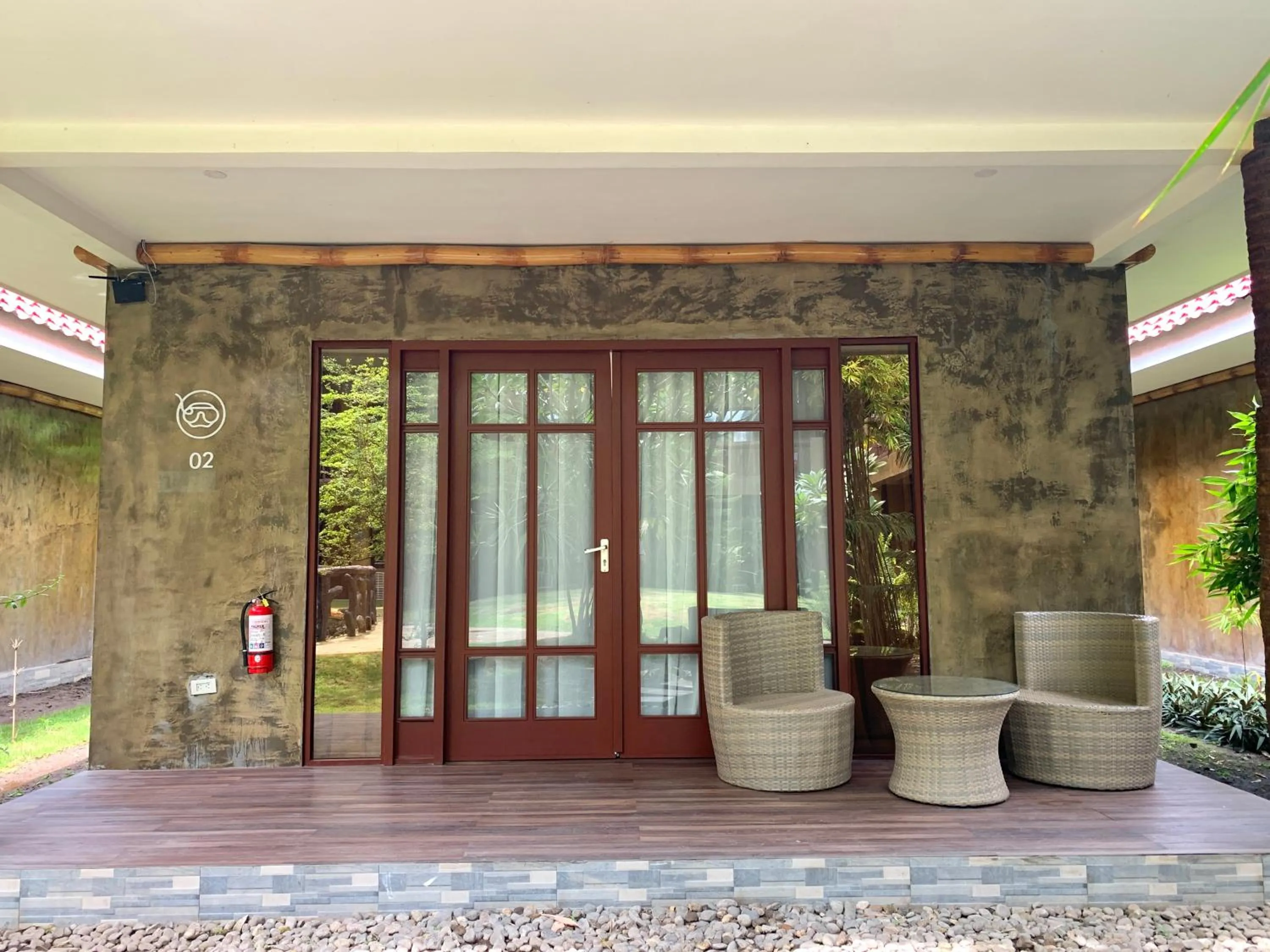 Facade/entrance in Infinity Diving Resort and Residences