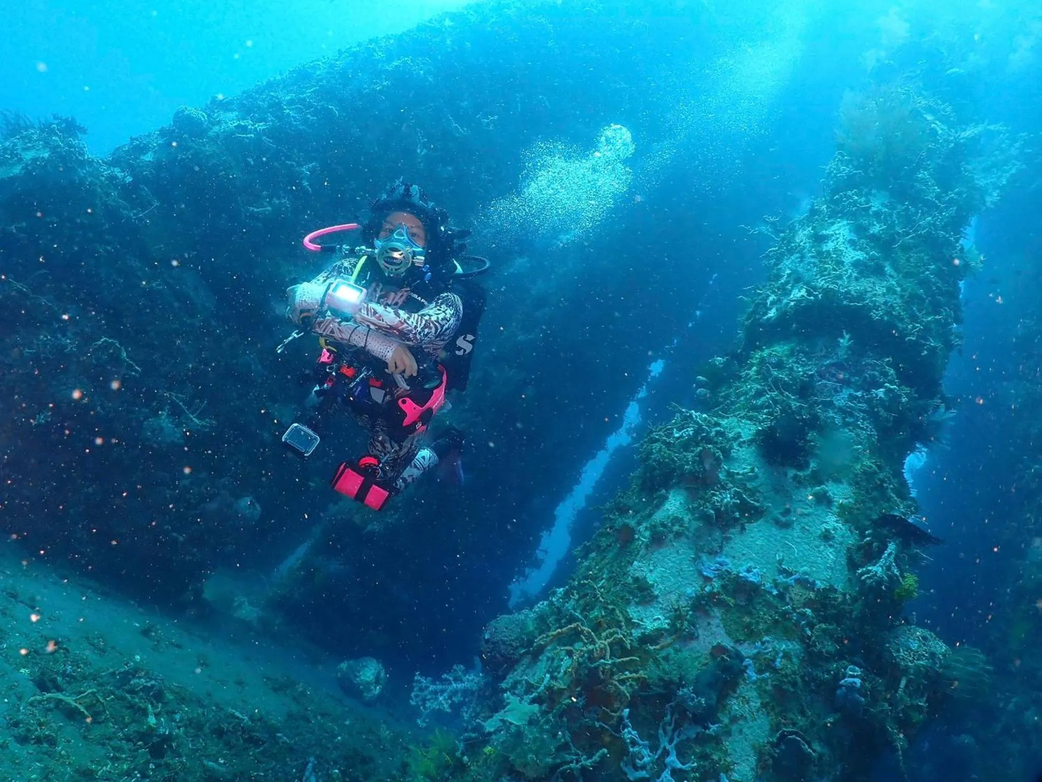 People in Infinity Diving Resort and Residences