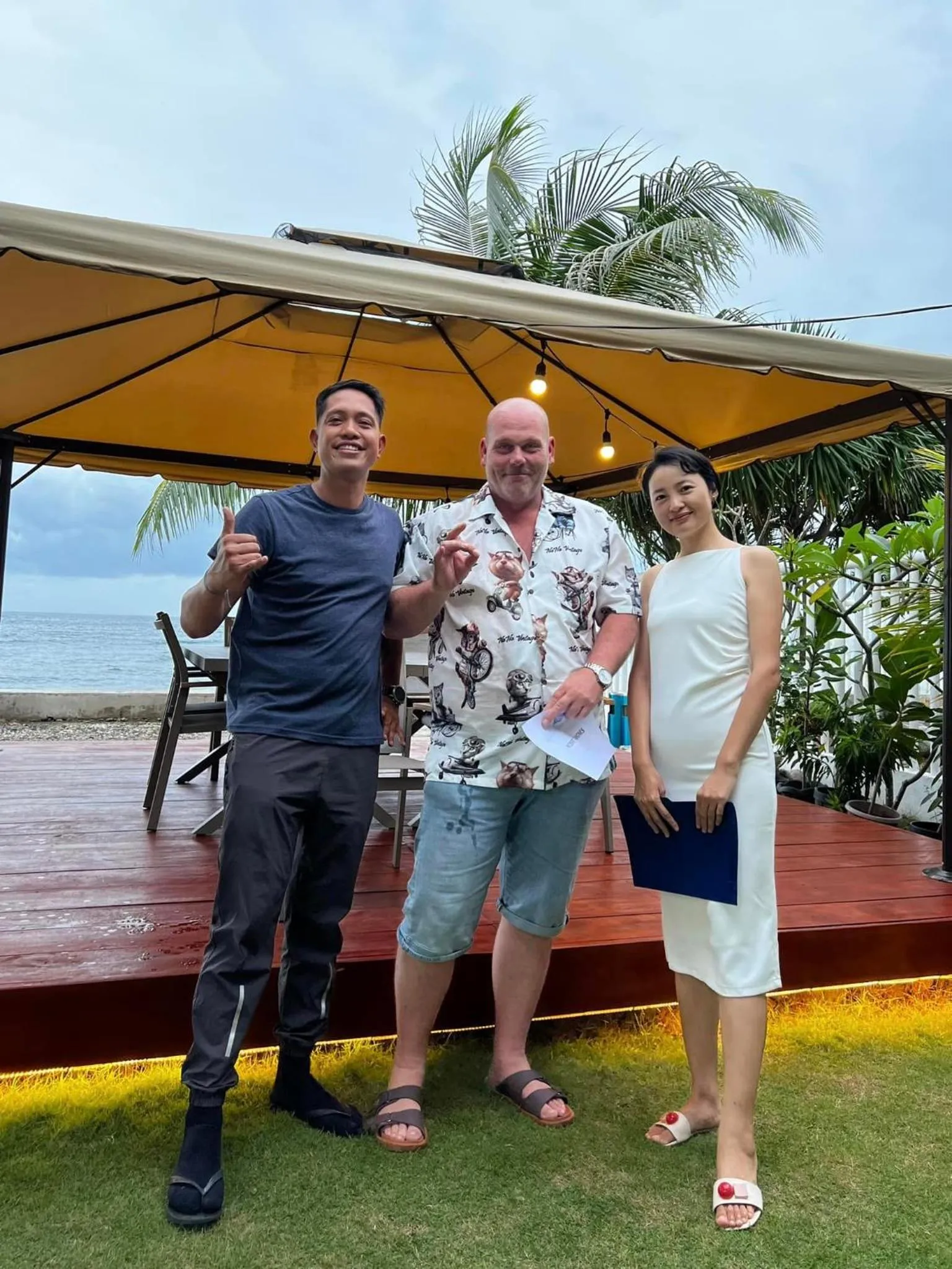 People in Infinity Diving Resort and Residences