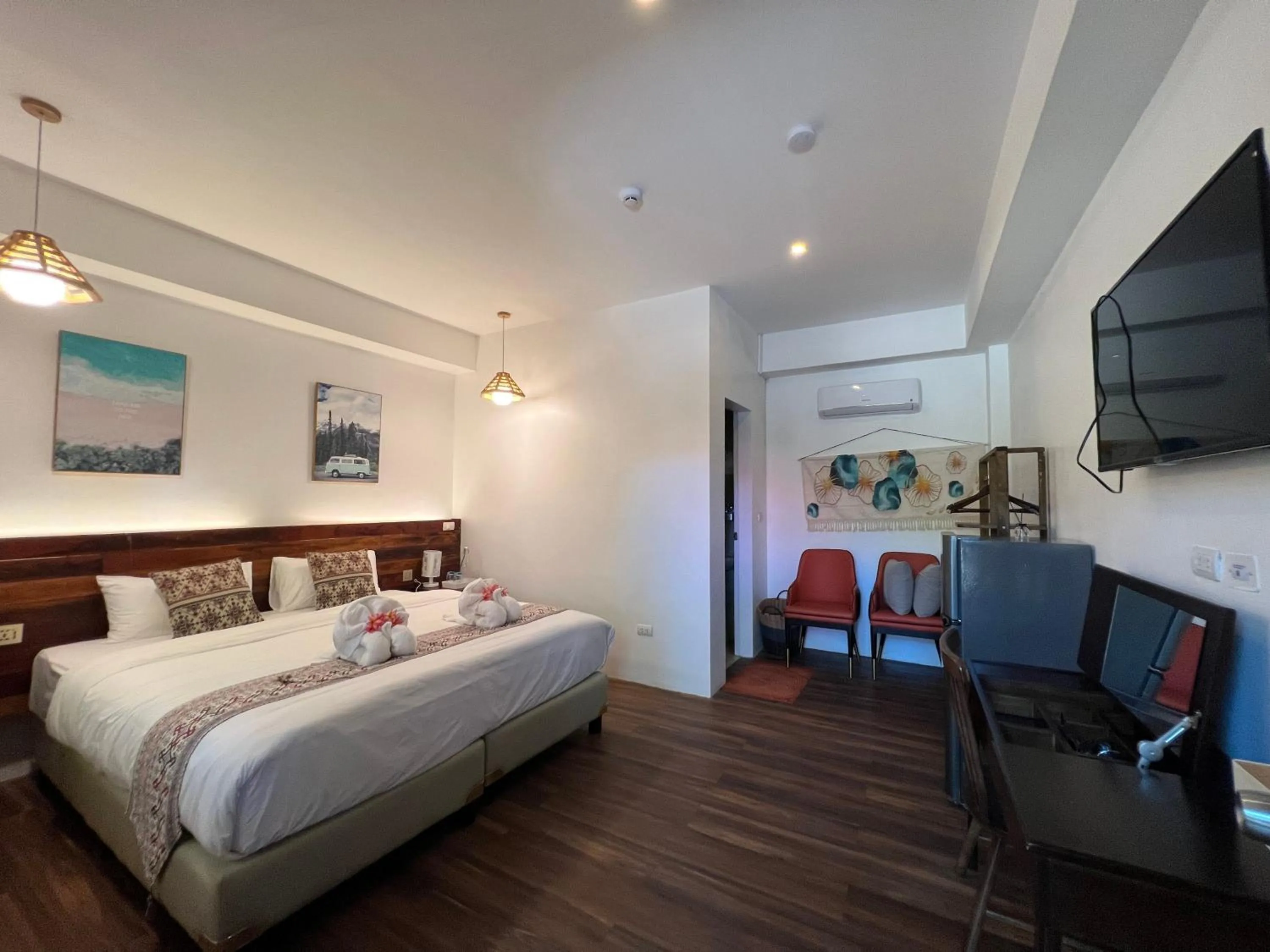 Bed in Infinity Diving Resort and Residences