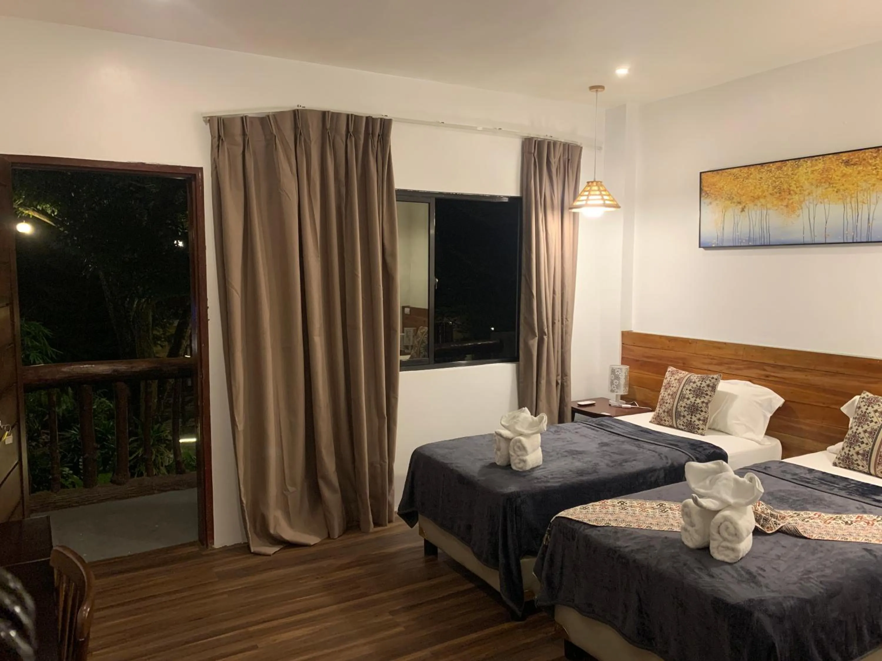 Bed in Infinity Diving Resort and Residences