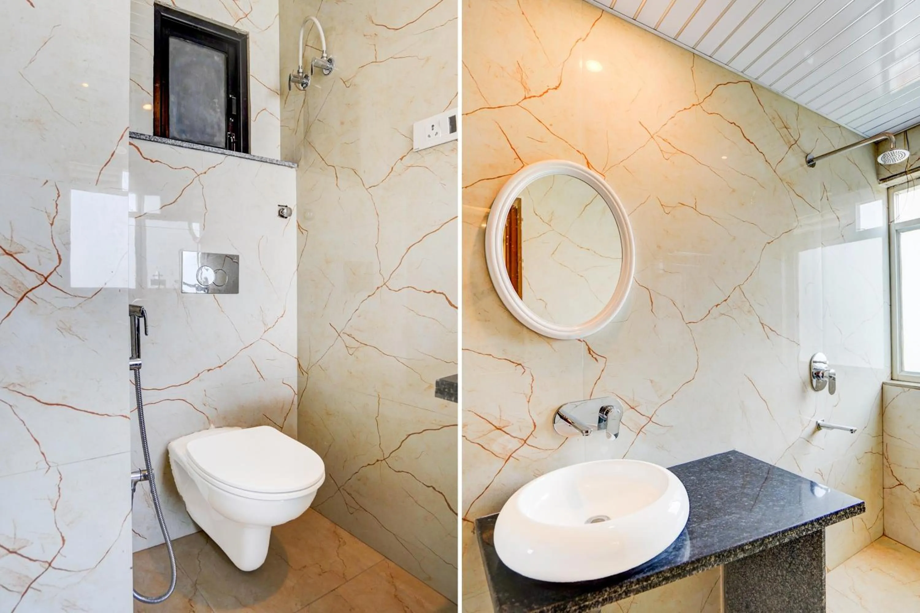 Bathroom in Super Townhouse Zero Mile Gandhi Setu Formerly Classic Court