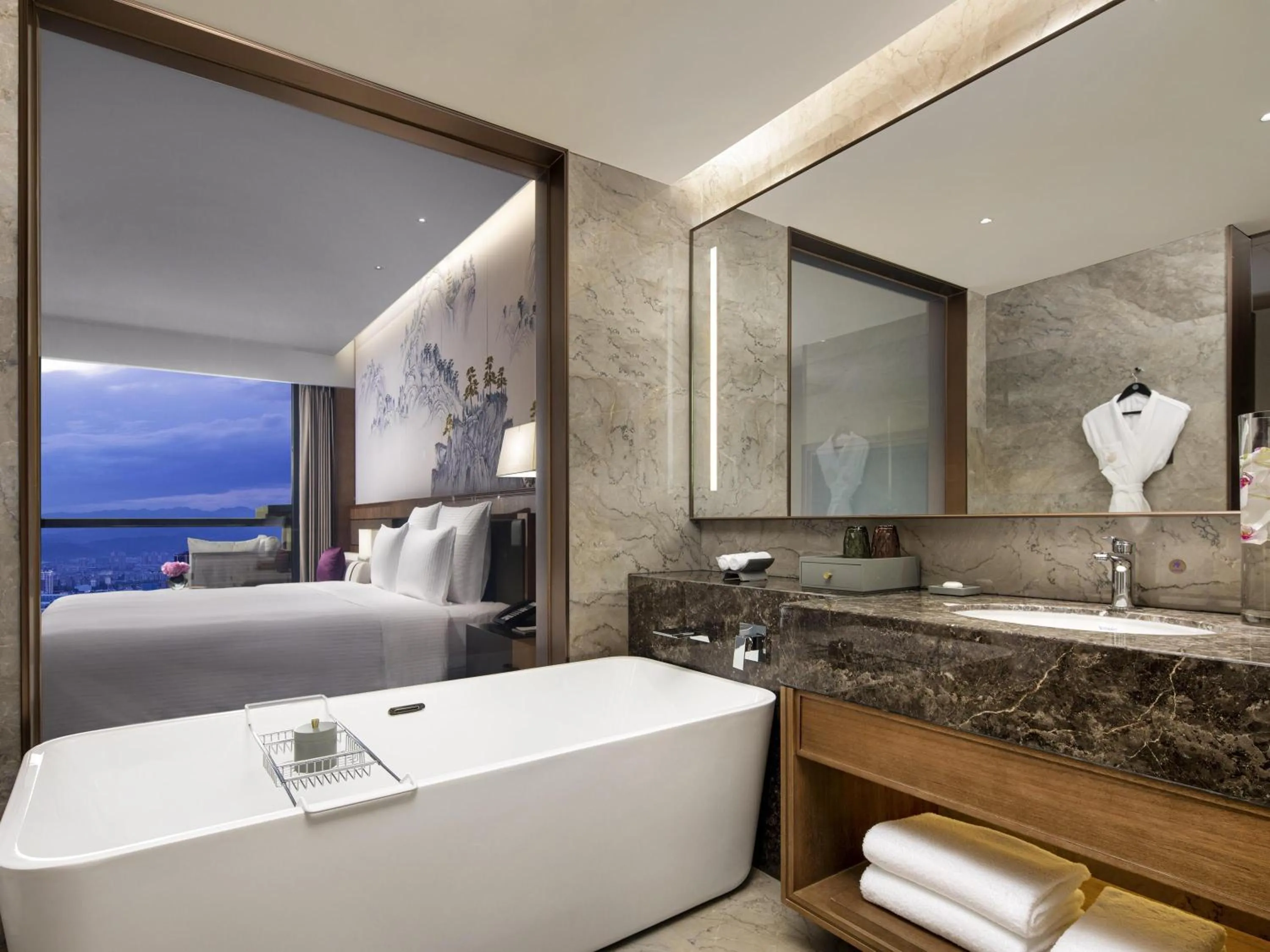 Bedroom, Bed in Pullman Yuxi