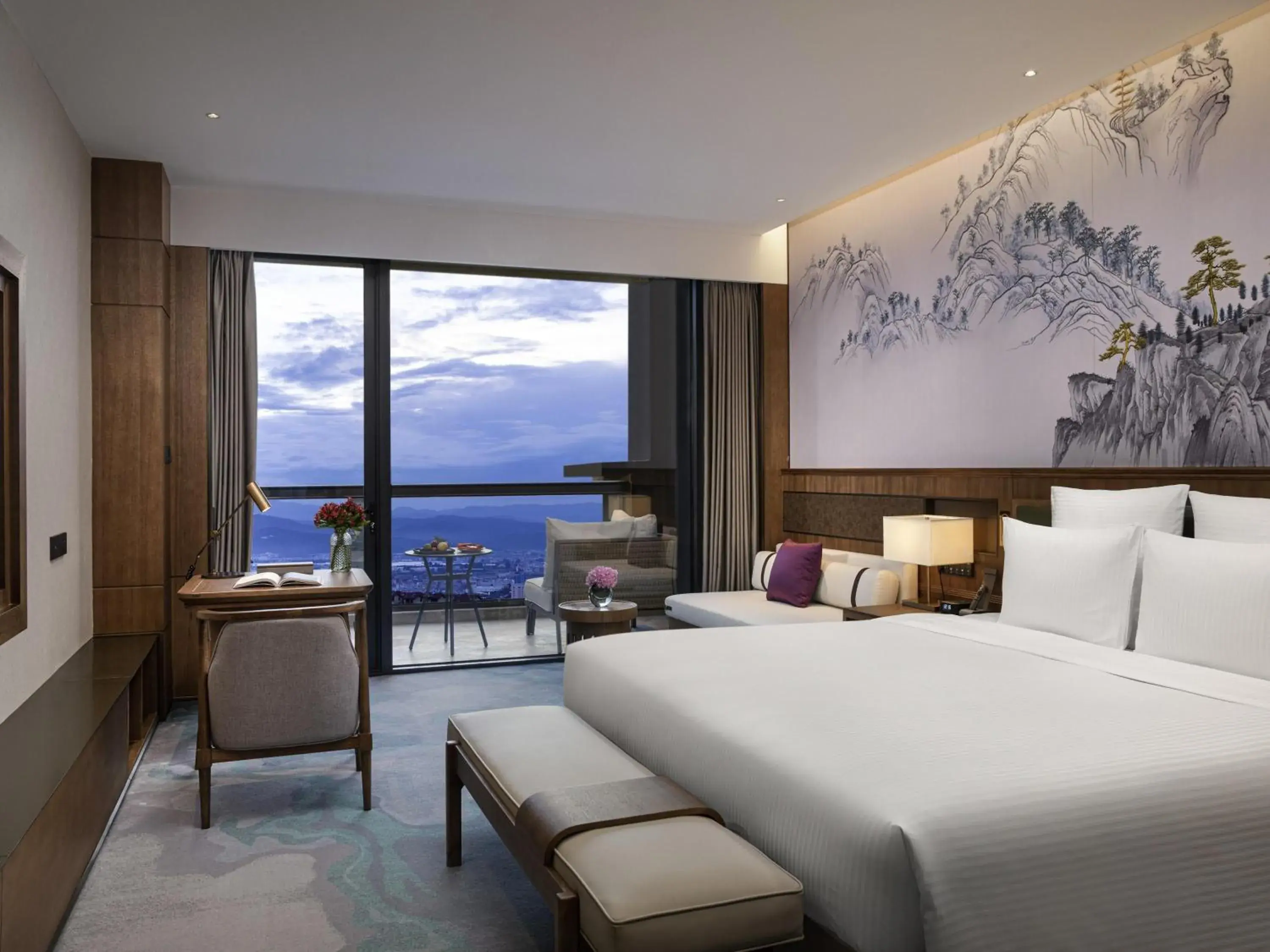 Bedroom, Bed in Pullman Yuxi Bedroom, Bed in Pullman Yuxi