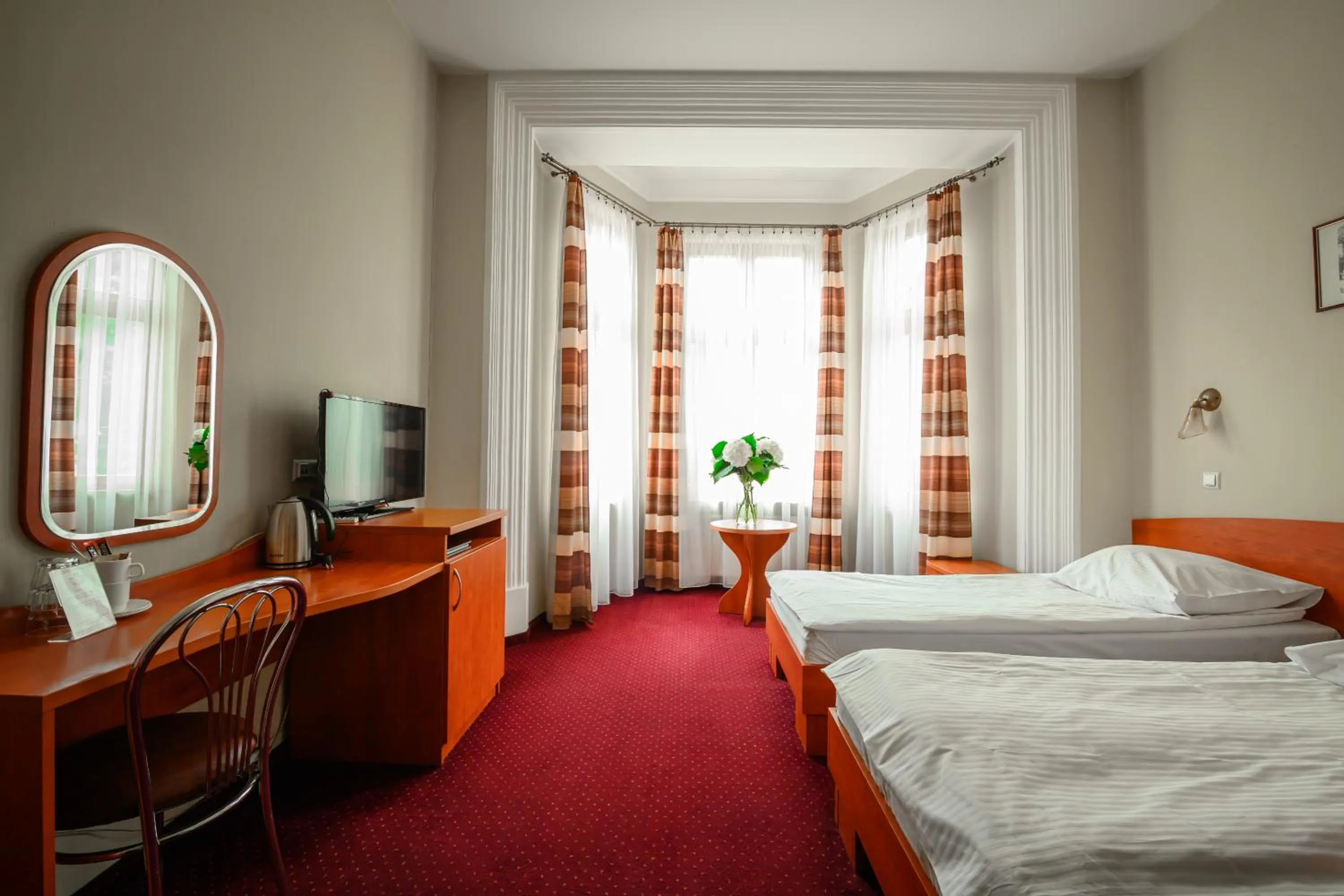 Bed in Hotel Kazimierz II