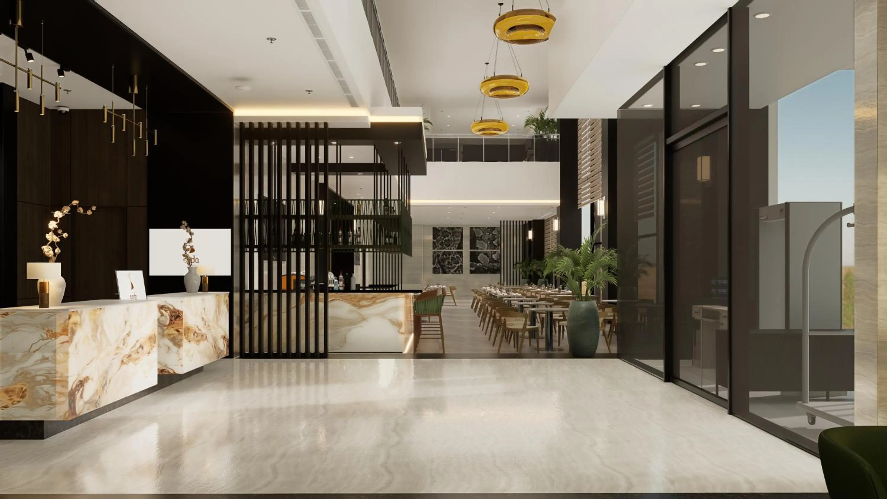 Lobby or reception in Seda Abreeza - Newly Renovated