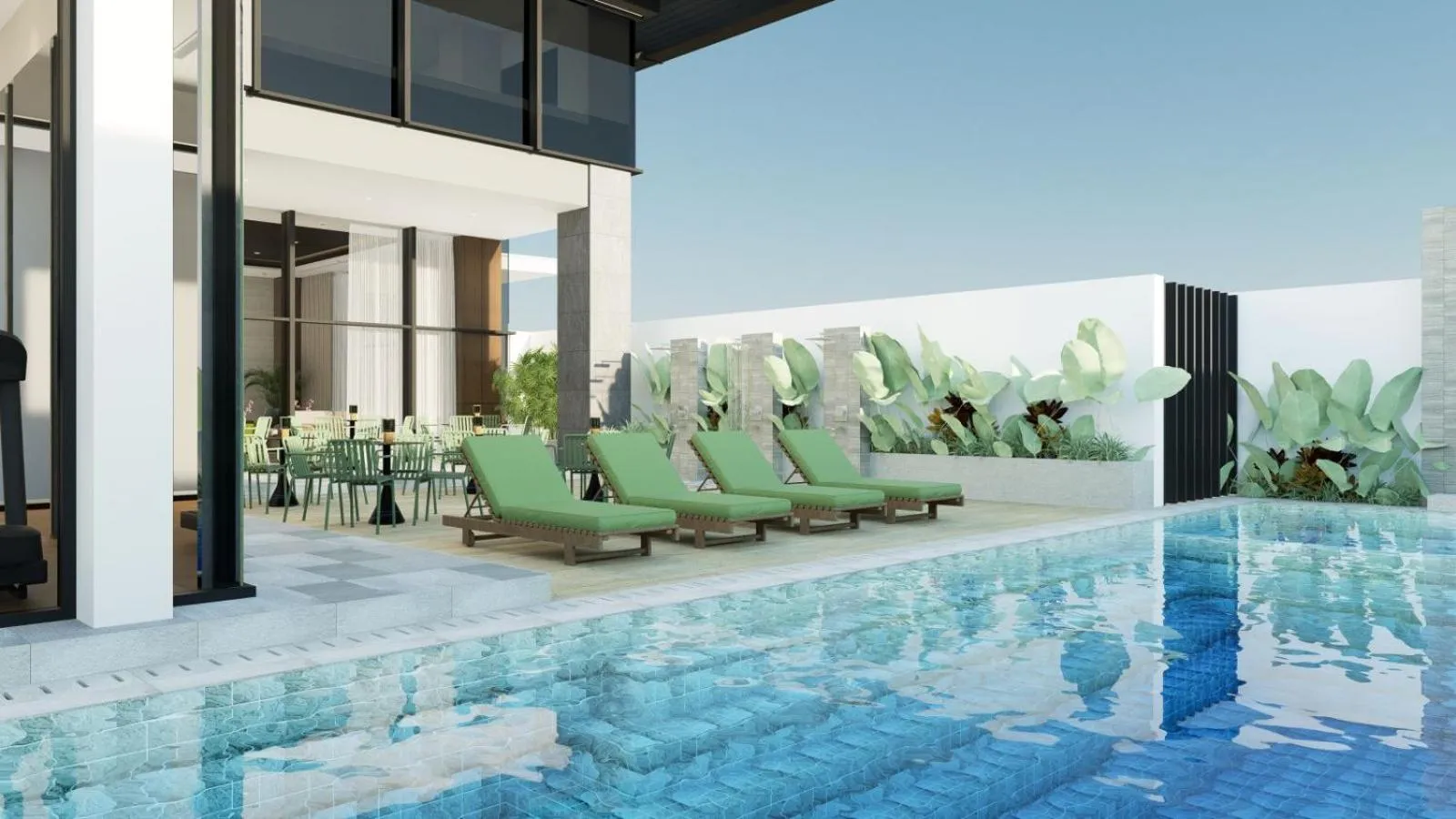 Pool view in Seda Abreeza - Newly Renovated