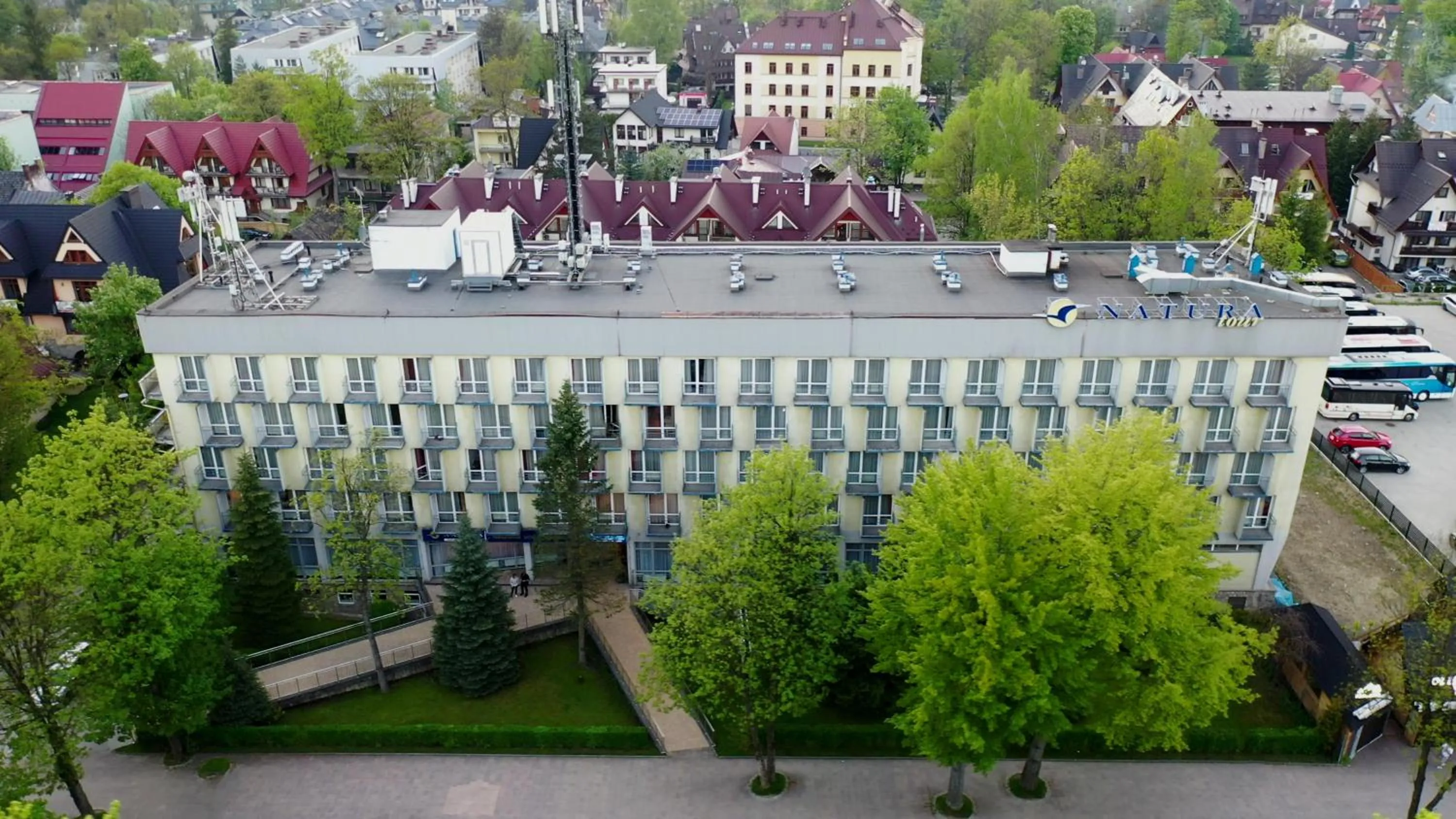 Bird's eye view in Kolejarz Natura Tour
