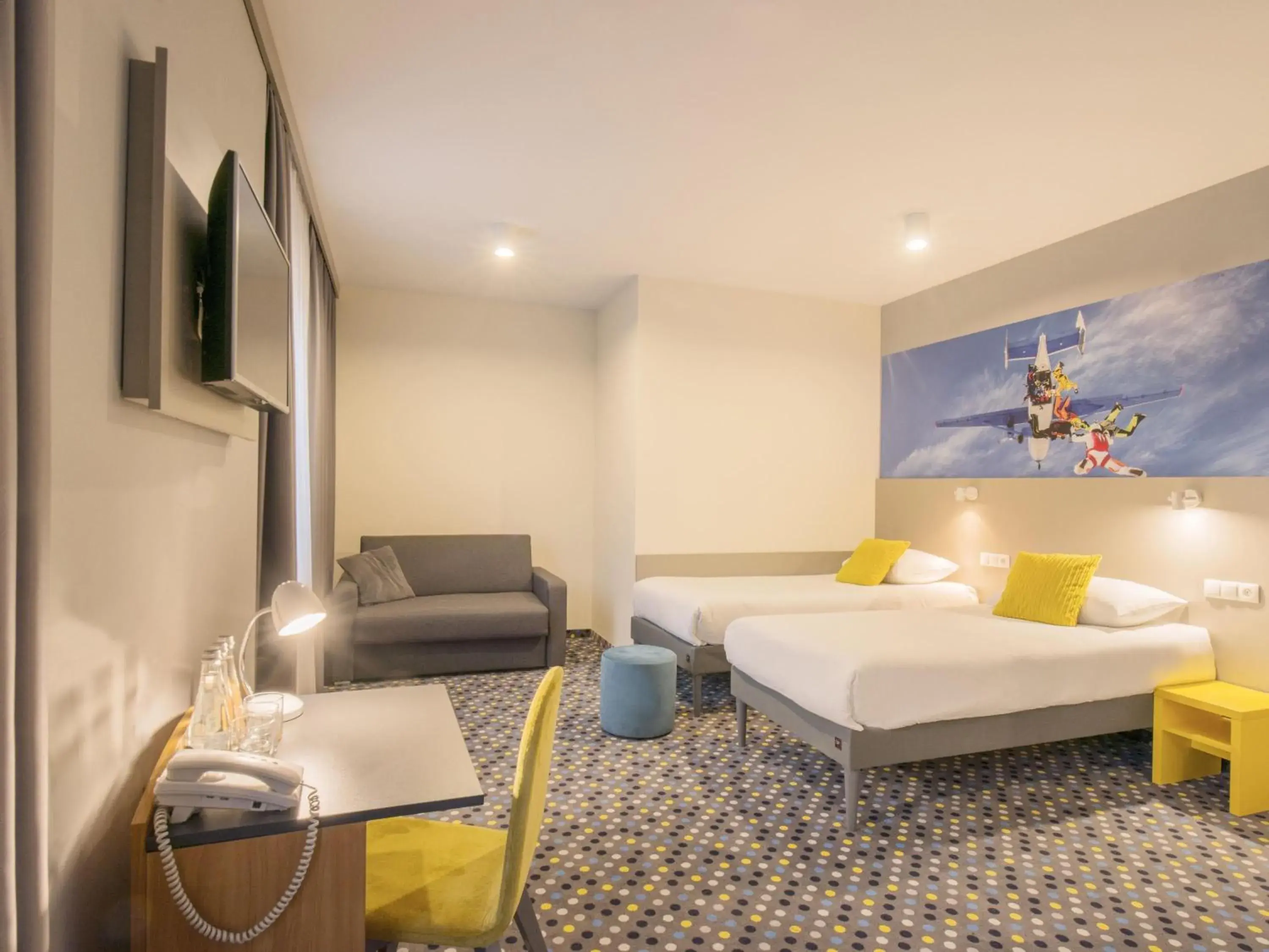 Bedroom, Bed in ibis Styles Warszawa West Bedroom, Bed in ibis Styles Warszawa West