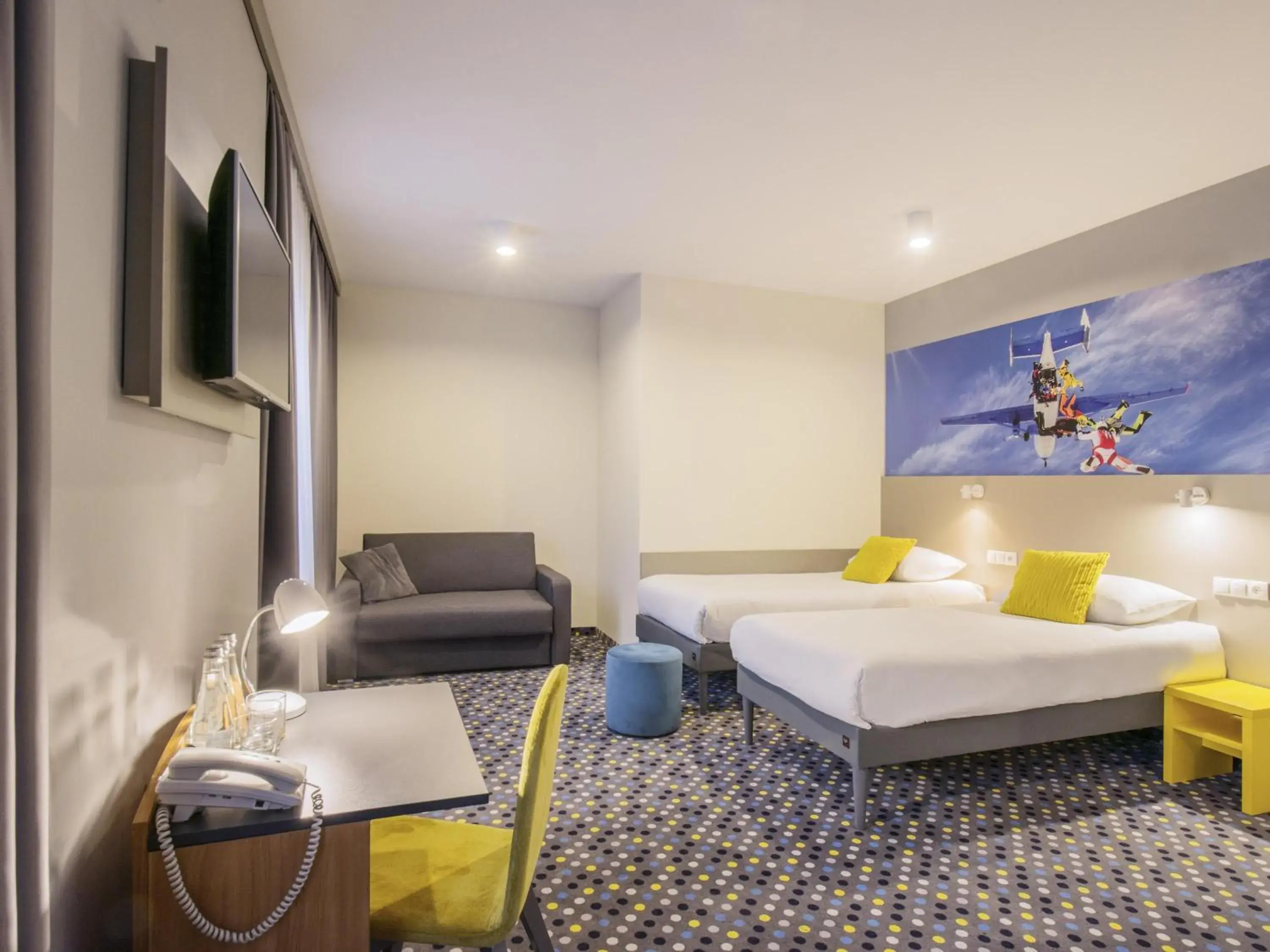 Bedroom, Bed in ibis Styles Warszawa West Bedroom, Bed in ibis Styles Warszawa West