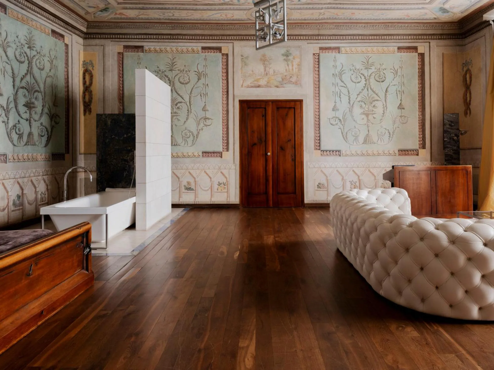 Seating area in Hotel Stary