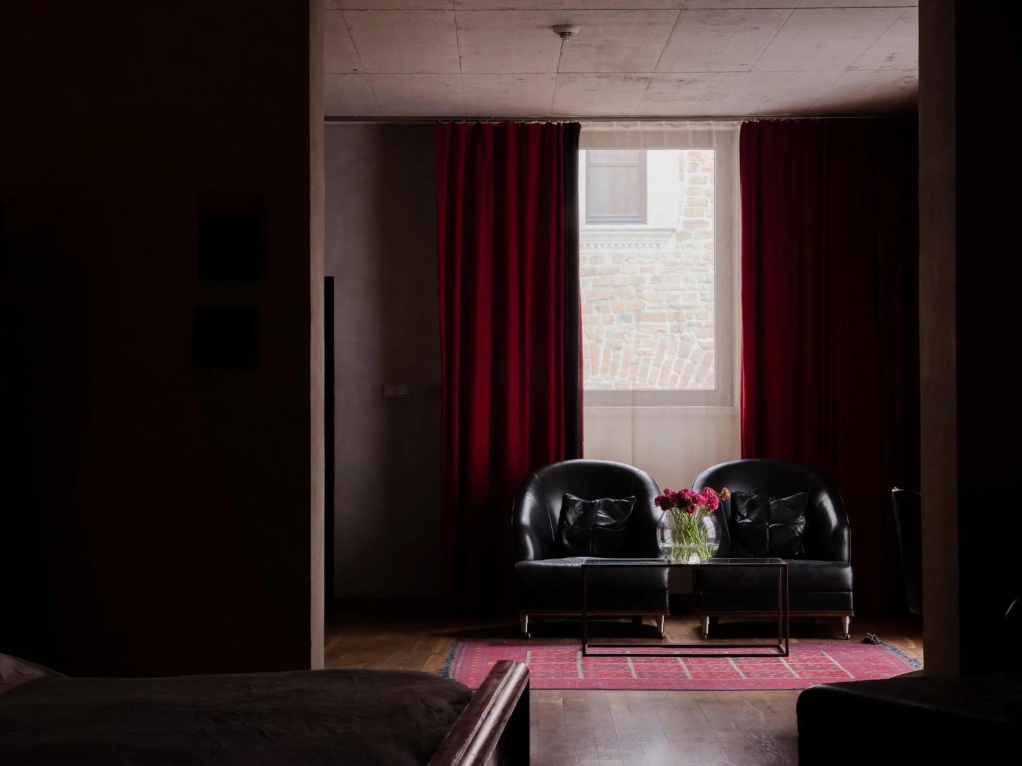 Seating area in Hotel Stary