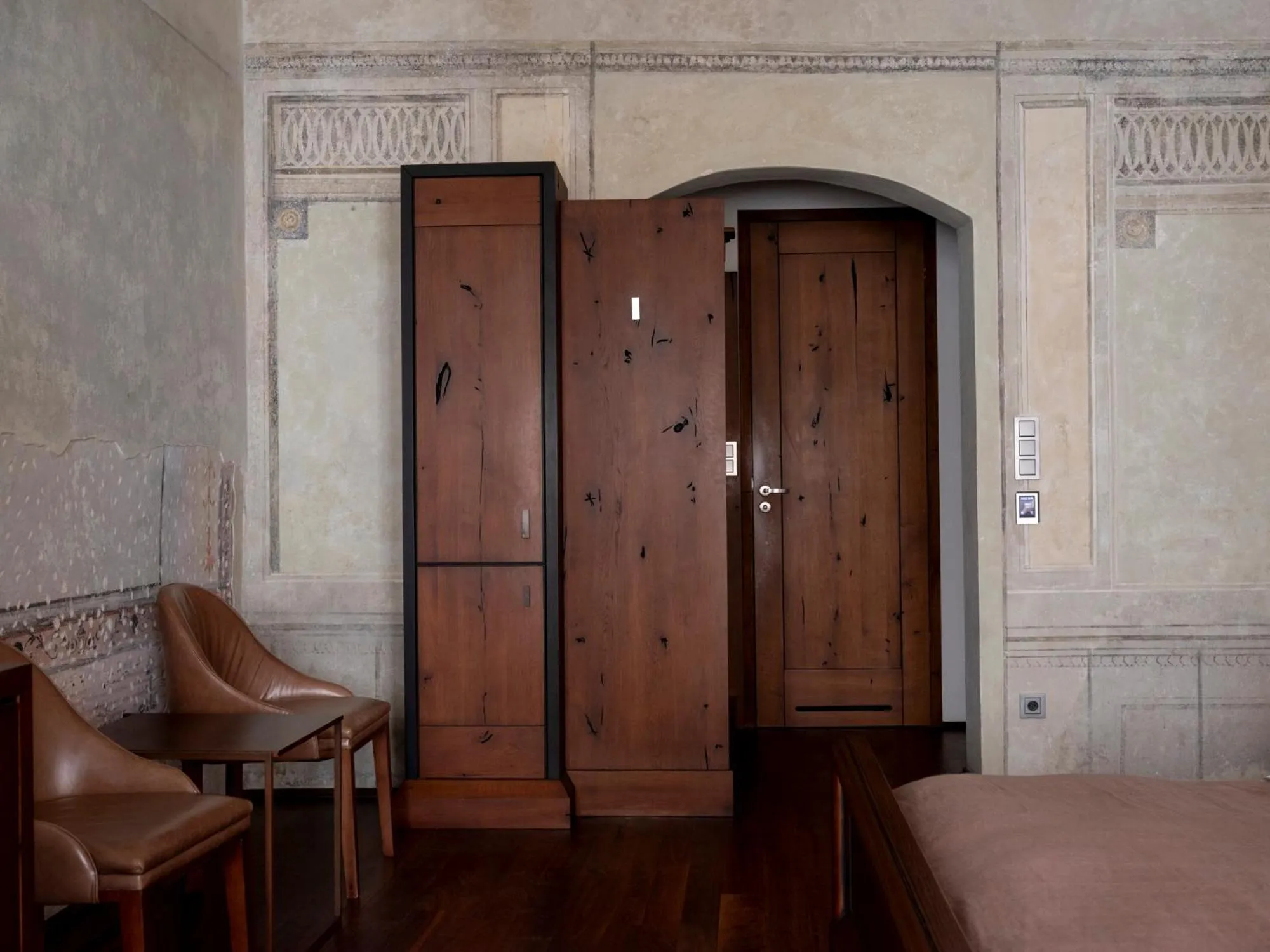 wardrobe, Bed in Hotel Stary