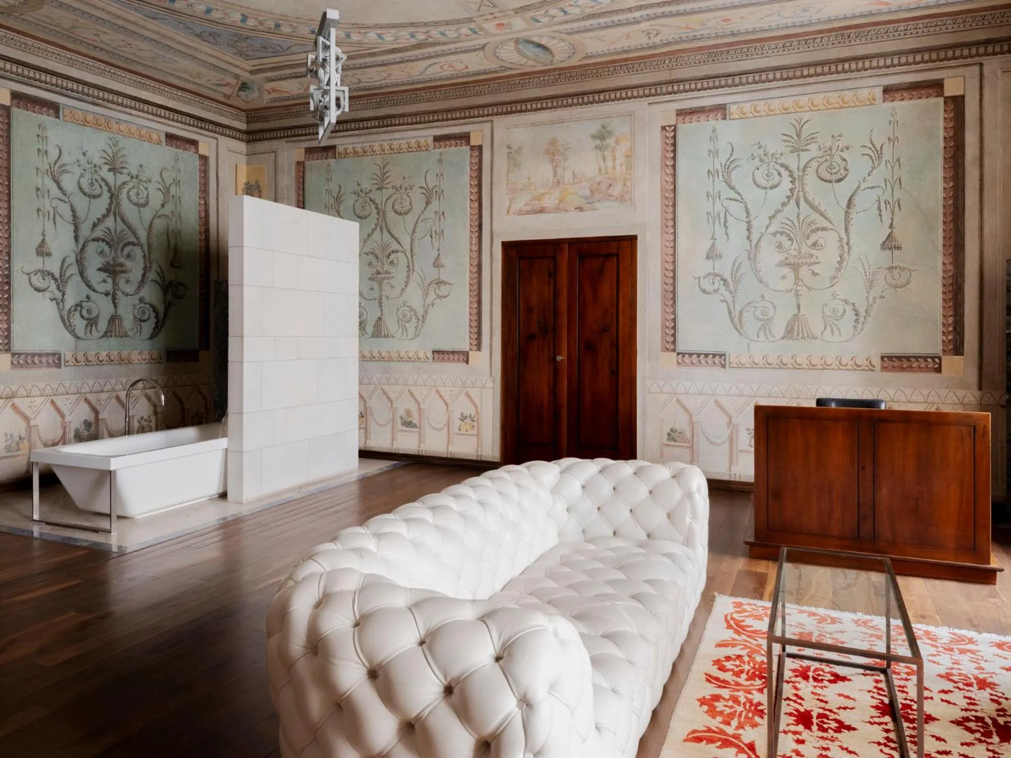 Seating area in Hotel Stary