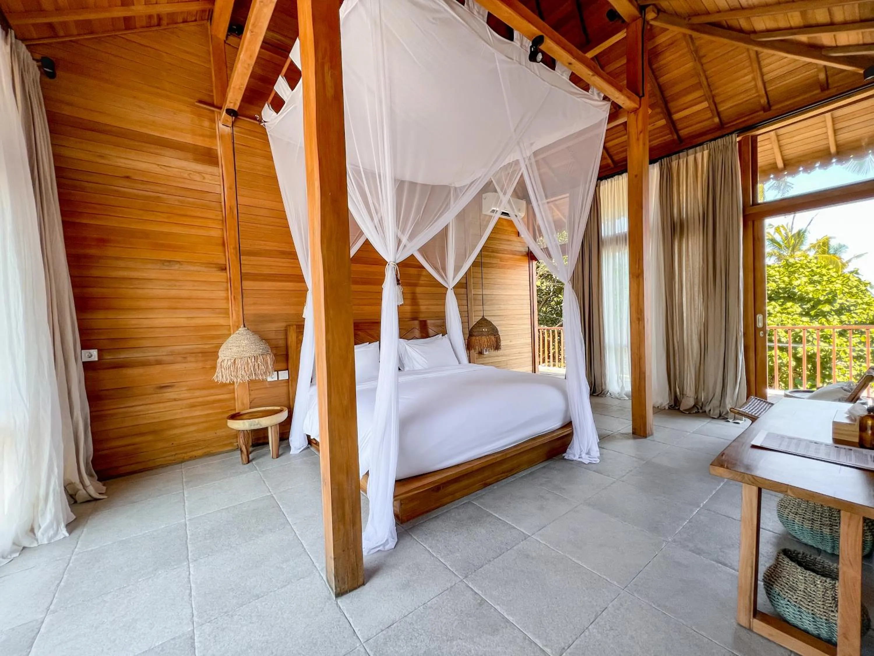 Bed in Diamond Beach Villas