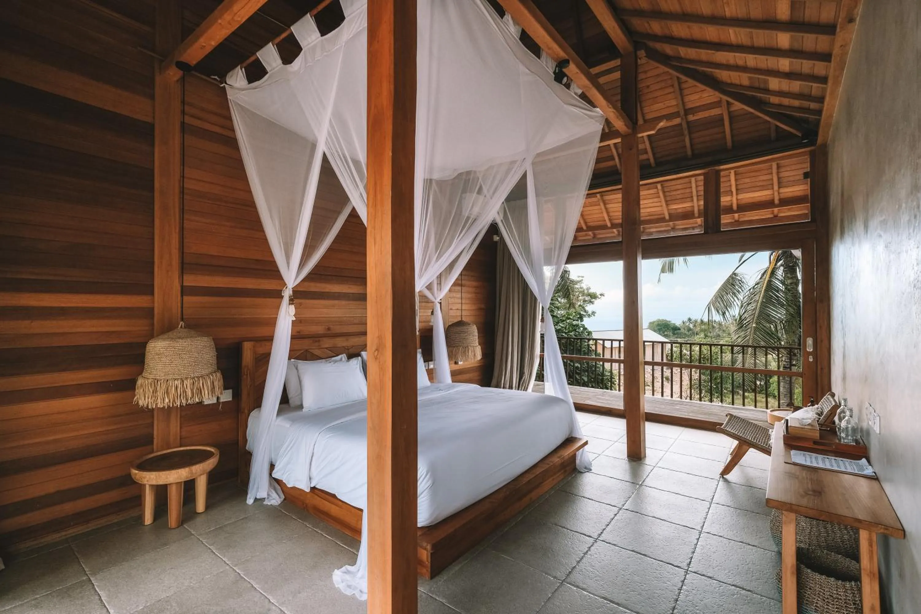 Bed in Diamond Beach Villas
