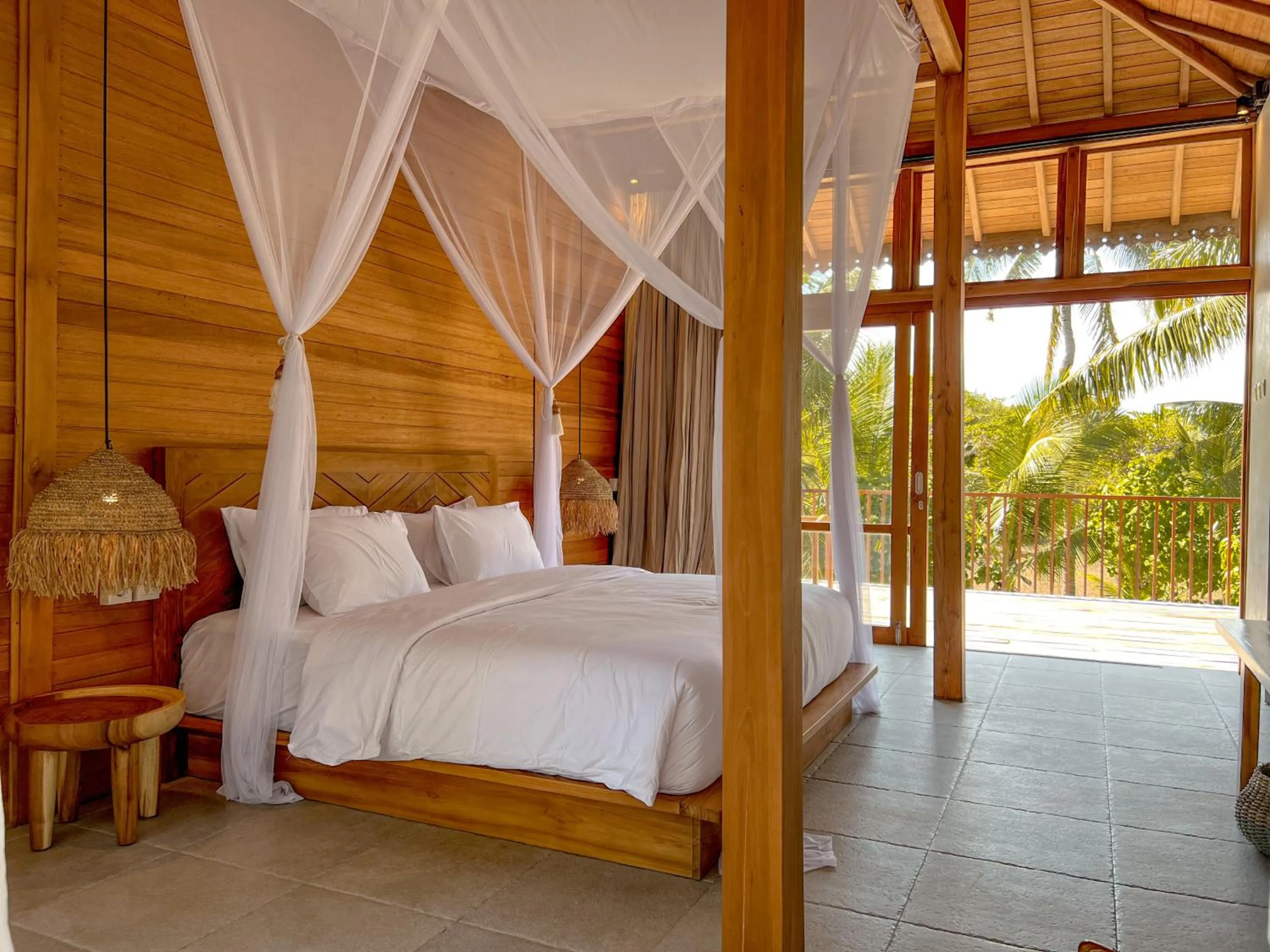Bed in Diamond Beach Villas
