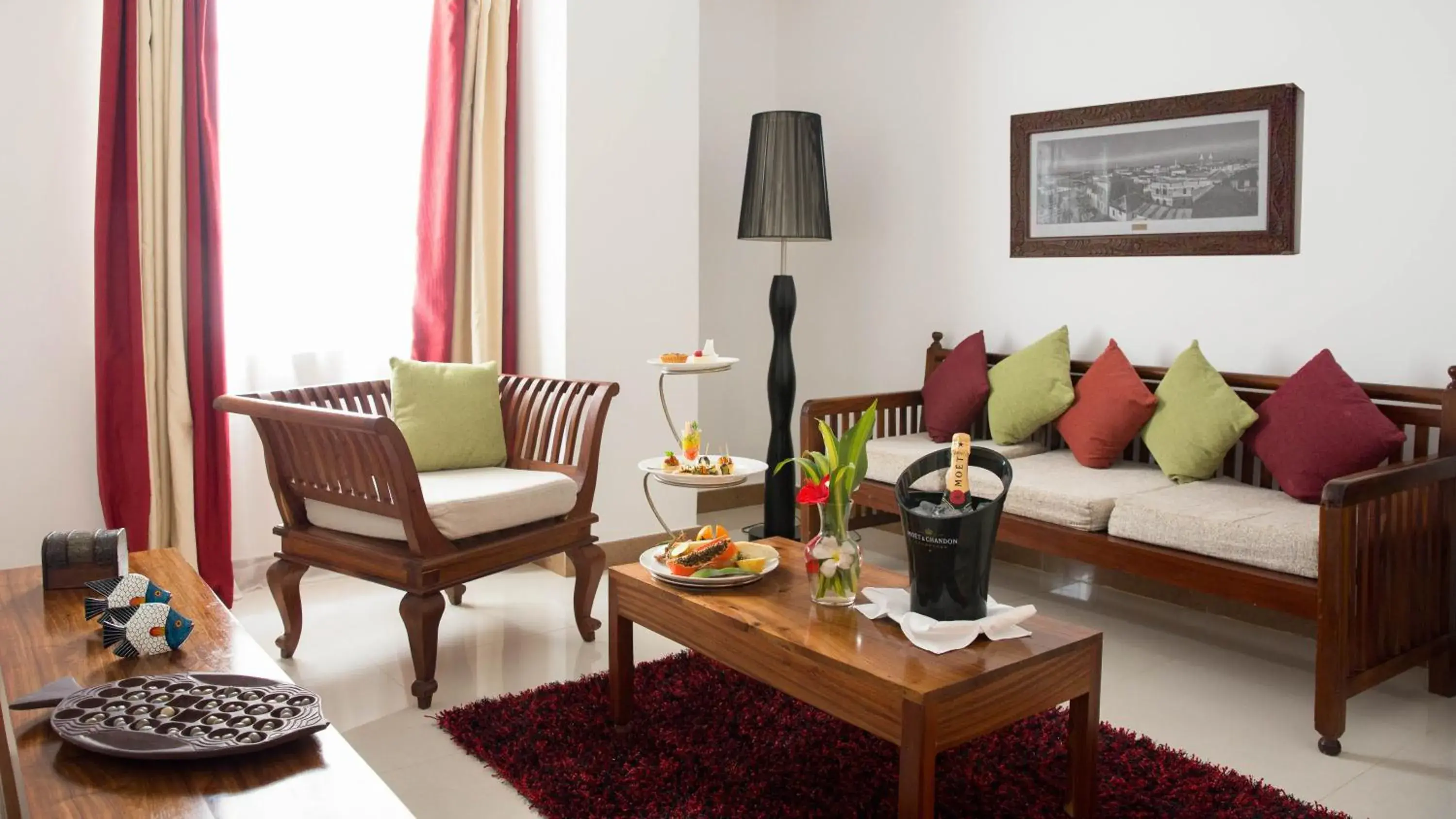 Living room in Spice Tree by Turaco Living room in Spice Tree by Turaco