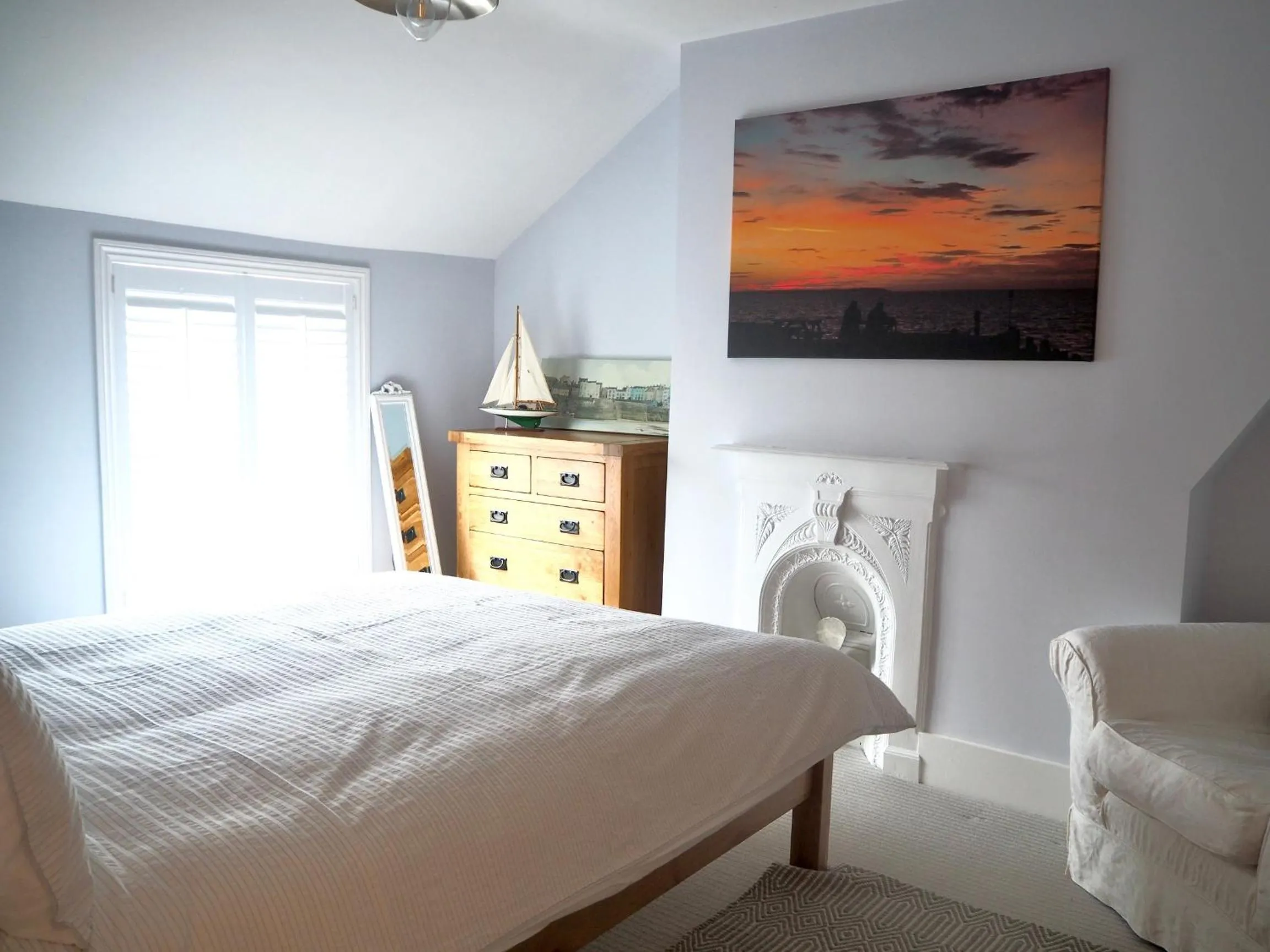 Bedroom, Bed in The Seaview Snug