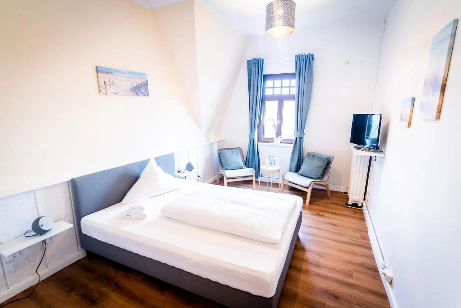 Photo of the whole room, Bed in Fährhaus Kirschenland