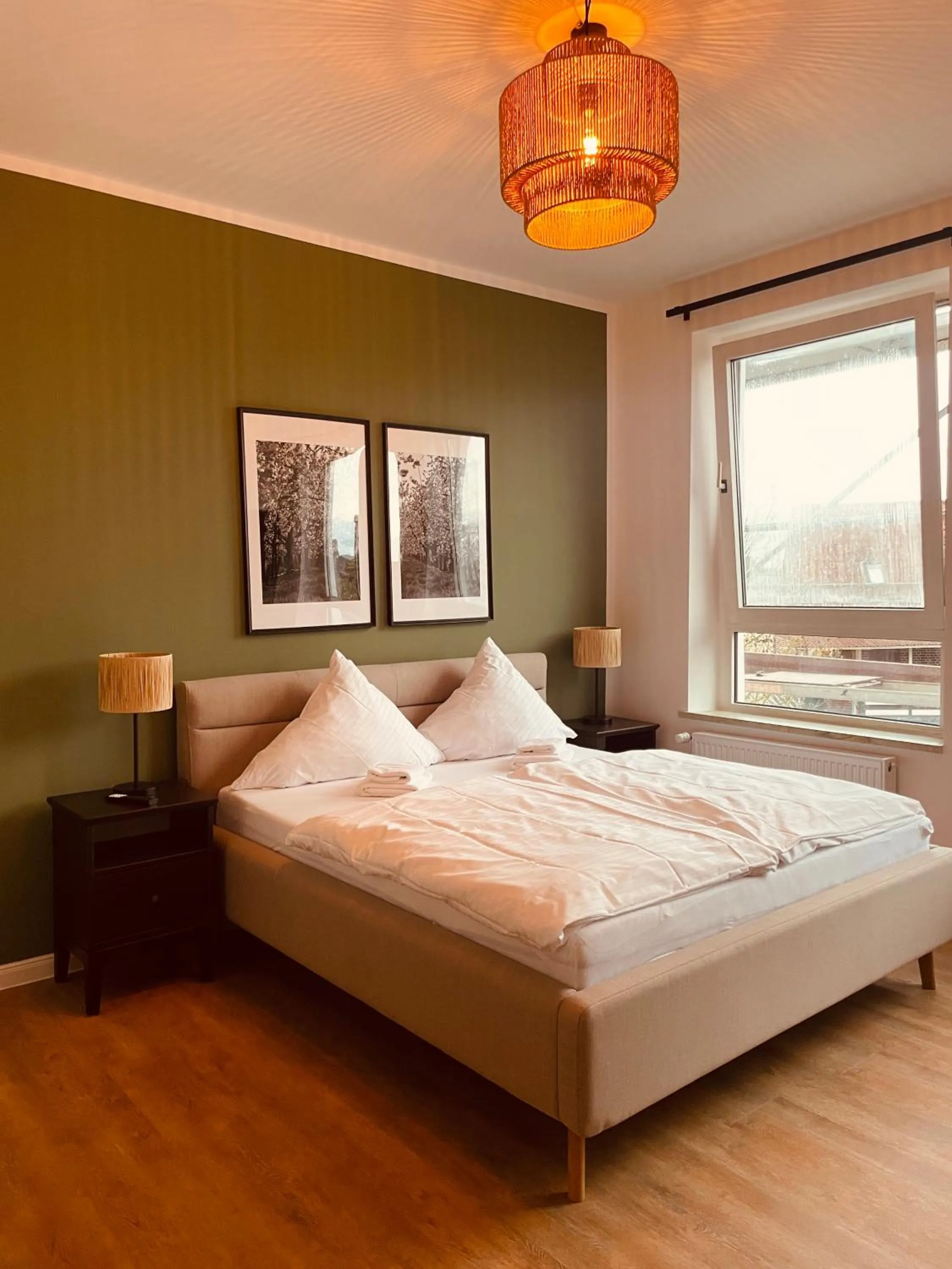 Bed in Fährhaus Kirschenland