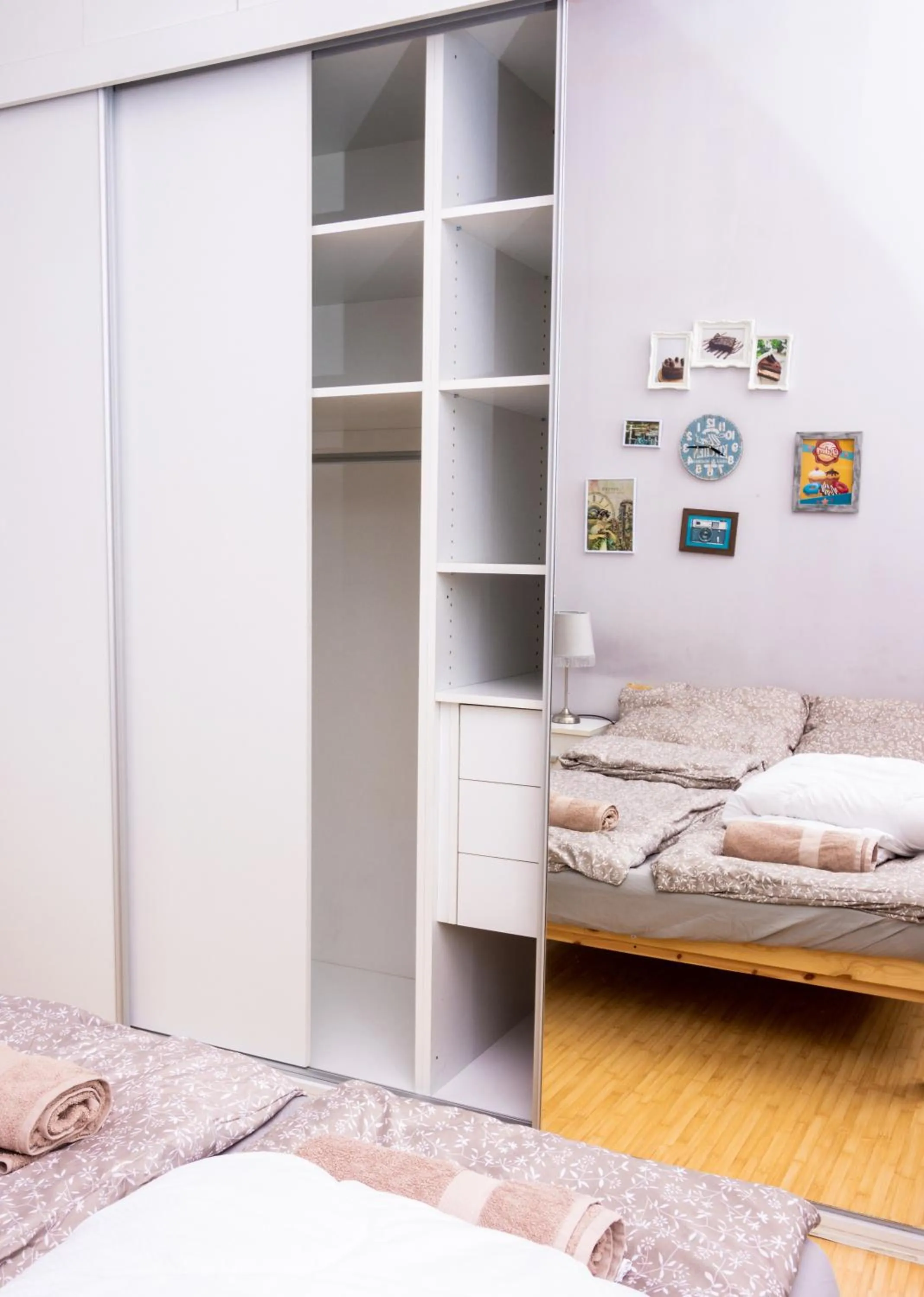 Bedroom, Bed in Aurora Apartments