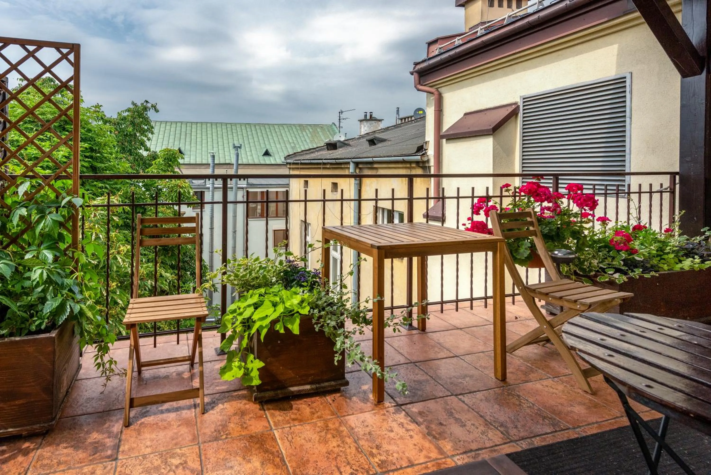 Balcony/Terrace in Kazimierz Secret