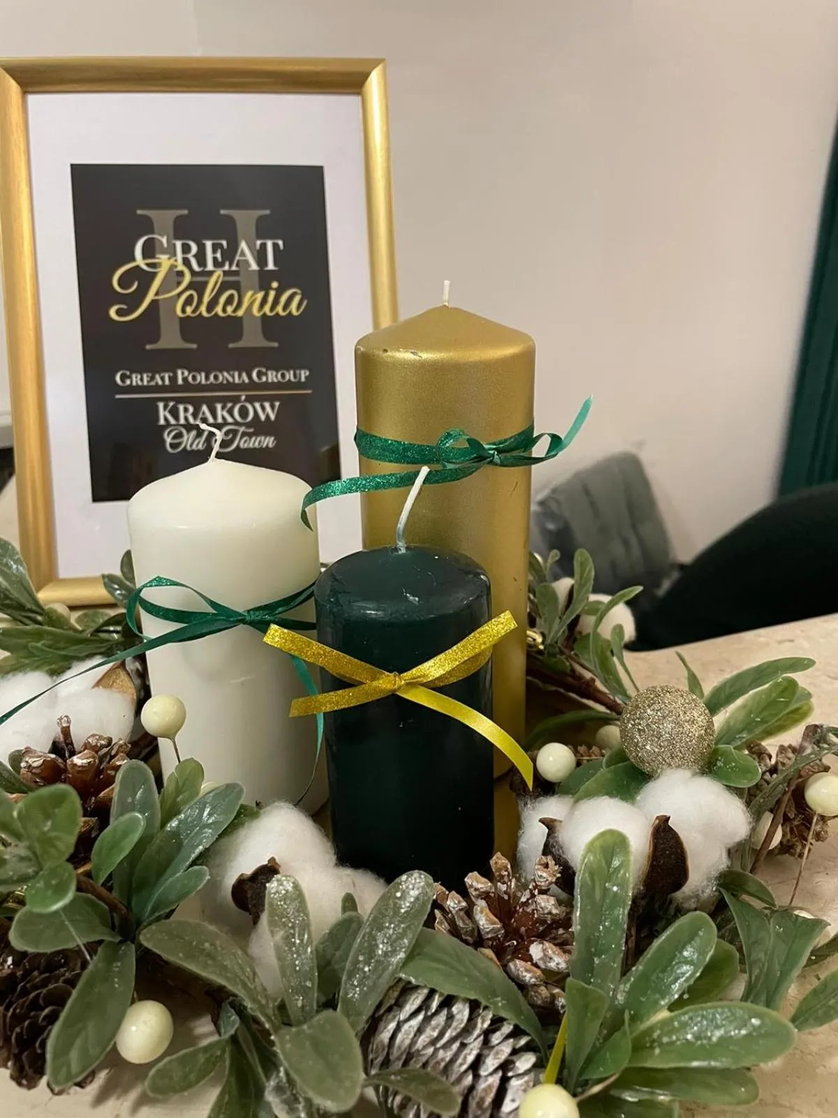 Decorative detail in Great Polonia Kraków Old Town