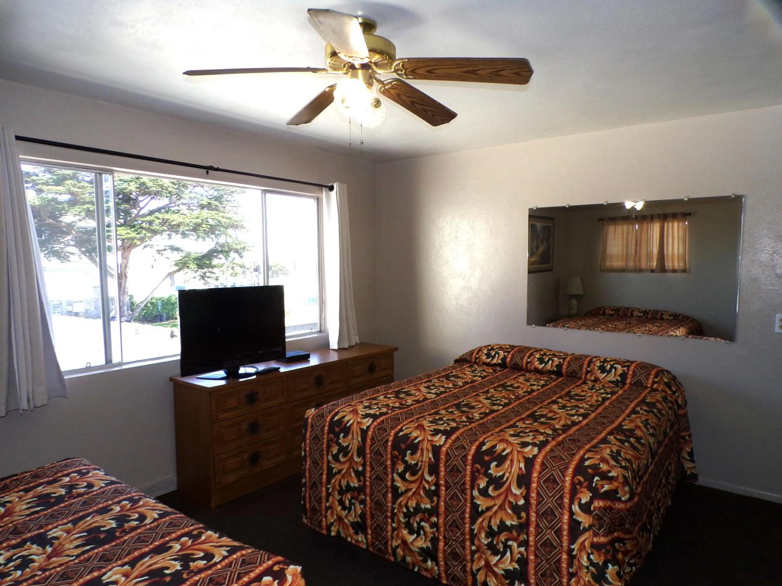 Bed in Cypress Tree Motel