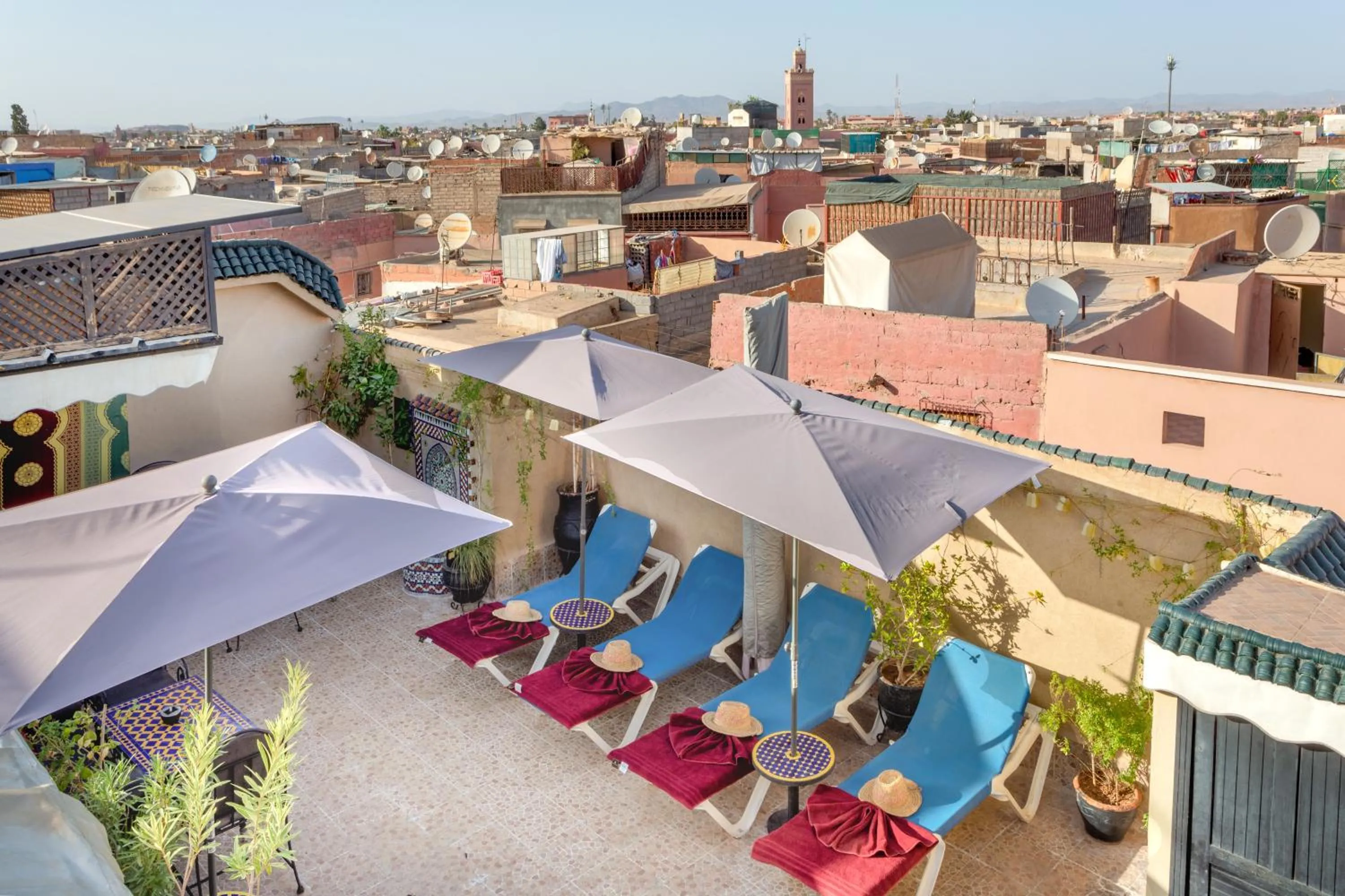 Patio in Riad La Porte d'Or & SPA