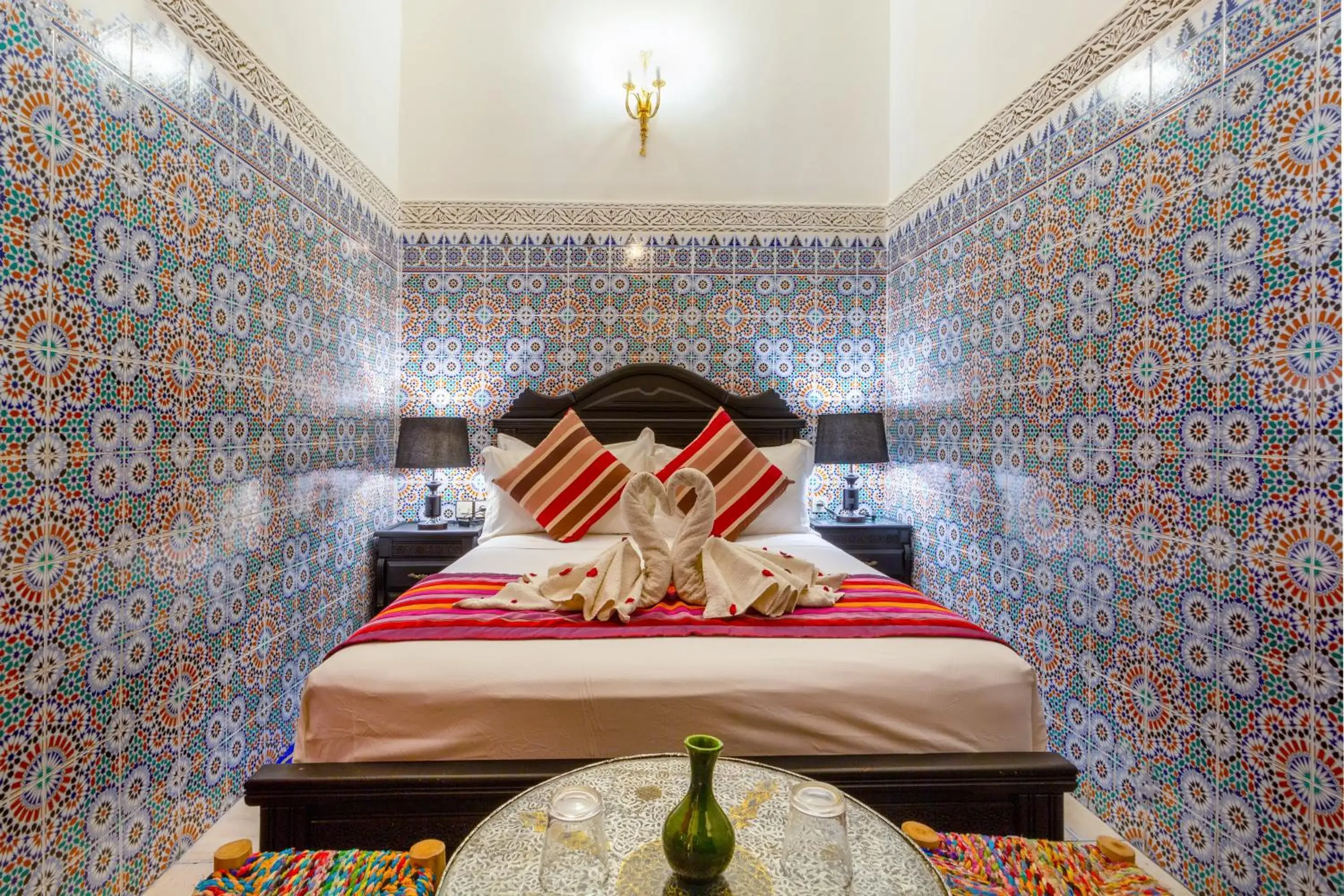 Double Room with Private External Bathroom in Riad La Porte d'Or & SPA Double Room with Private External Bathroom in Riad La Porte d'Or & SPA