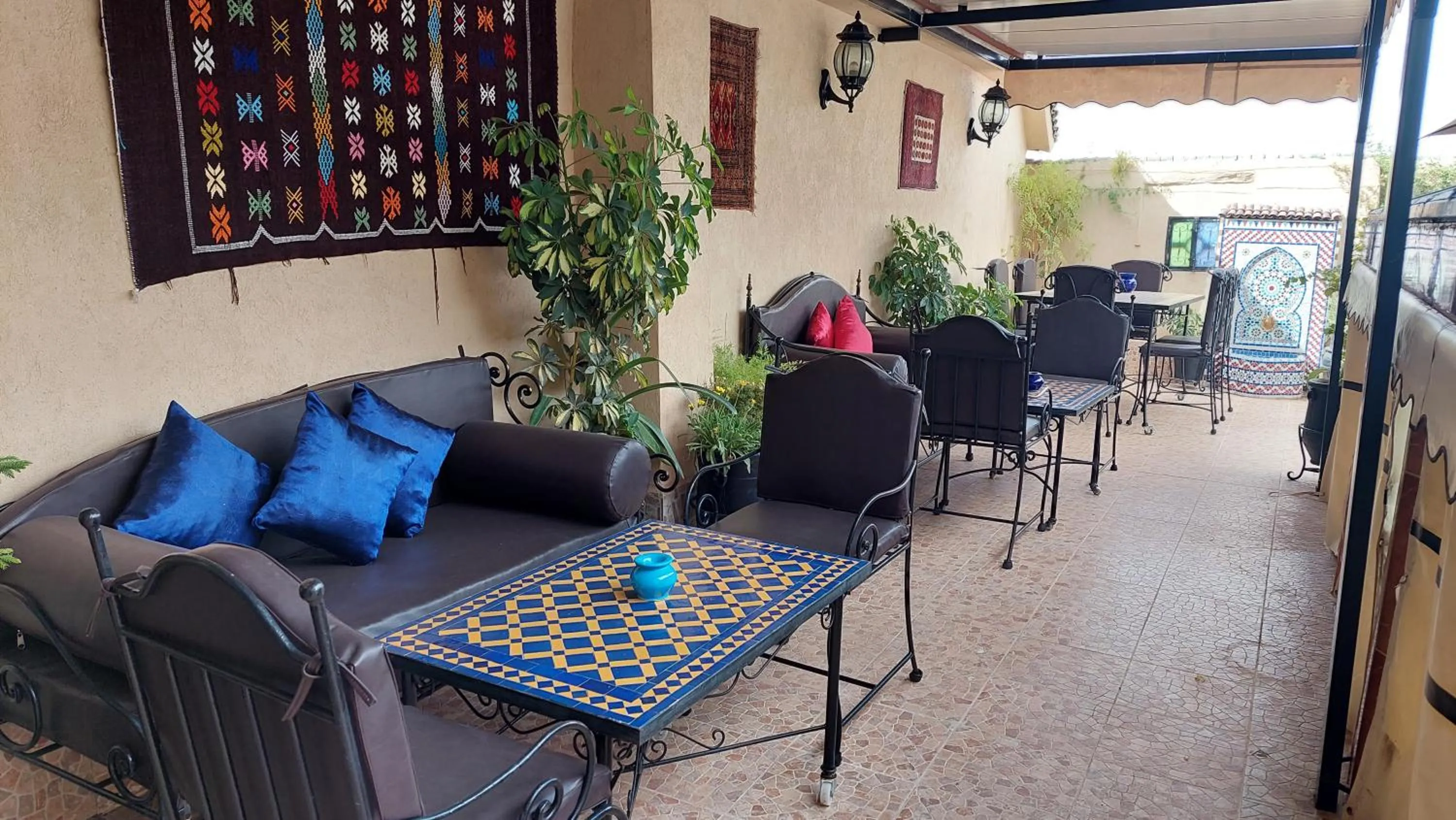 Patio in Riad La Porte d'Or & SPA