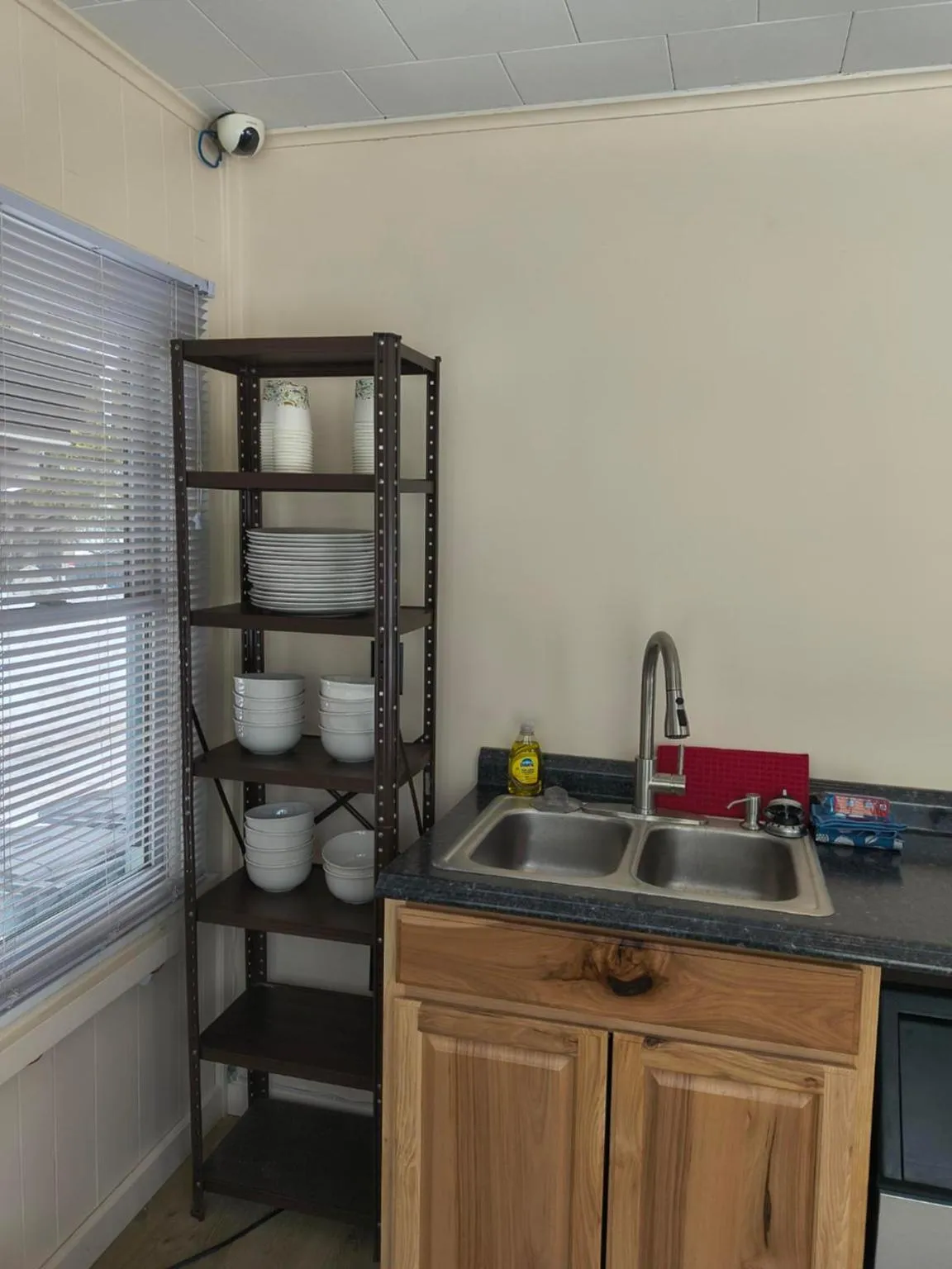 Communal kitchen in The Ashley