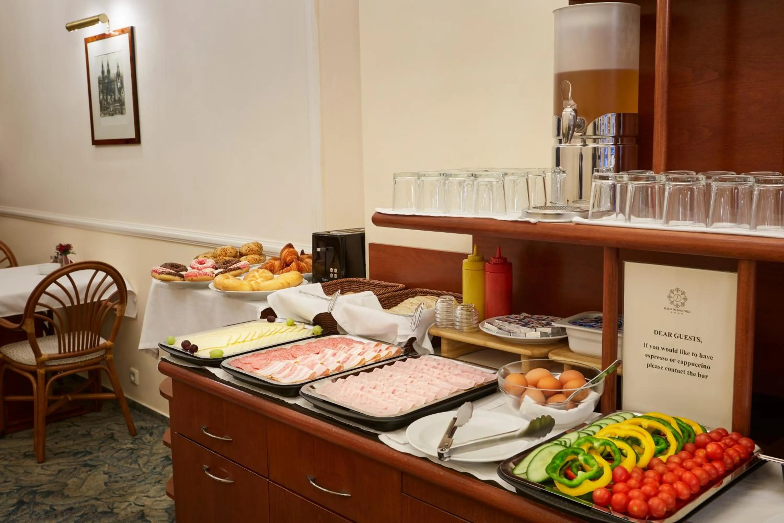 Breakfast in FLEUR DE LIS HOTEL