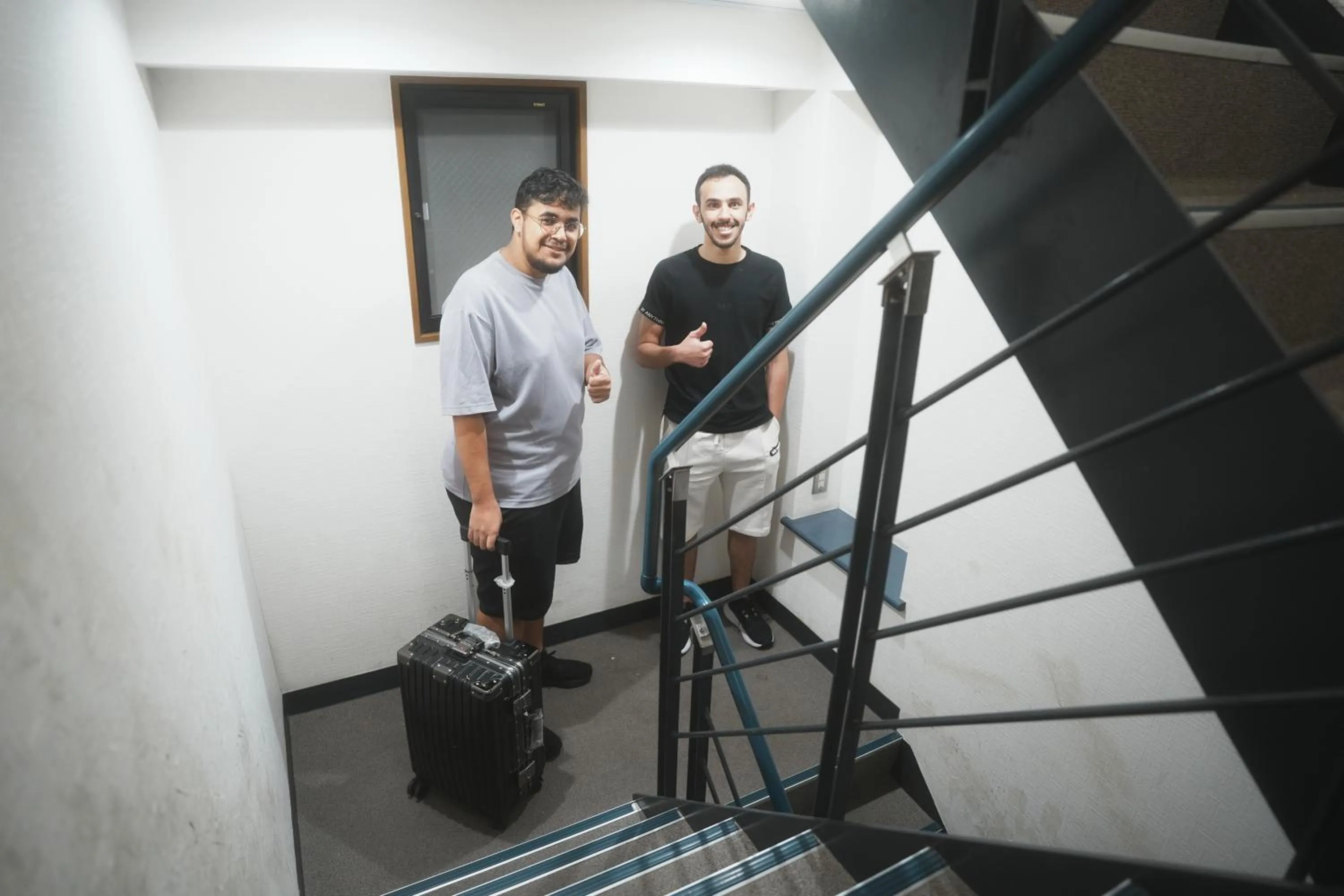 People in Hiromas Hostel in Ueno