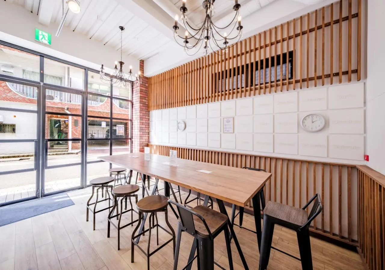 Lobby or reception in Hostel JAZ