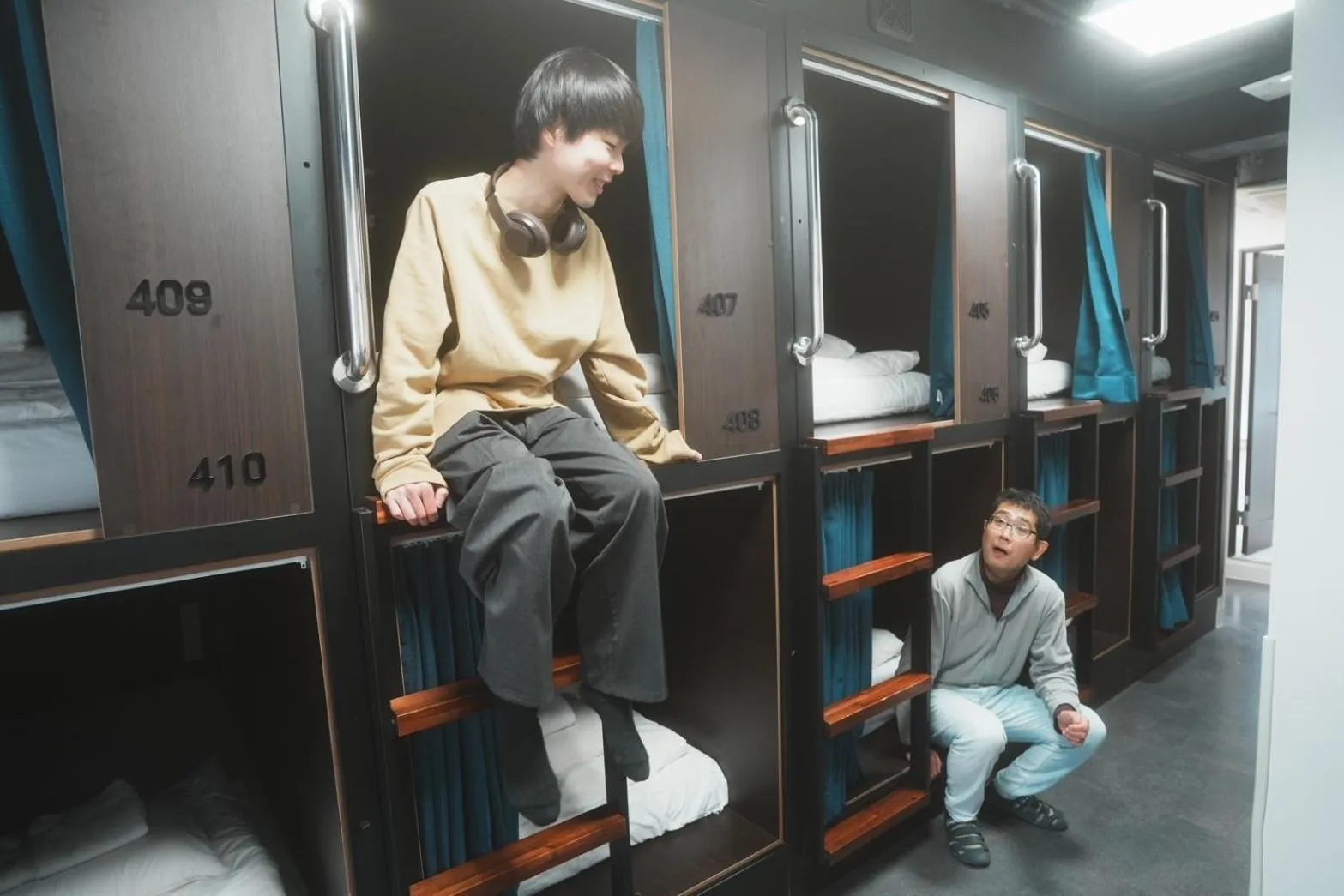 group of guests in Hostel JAZ