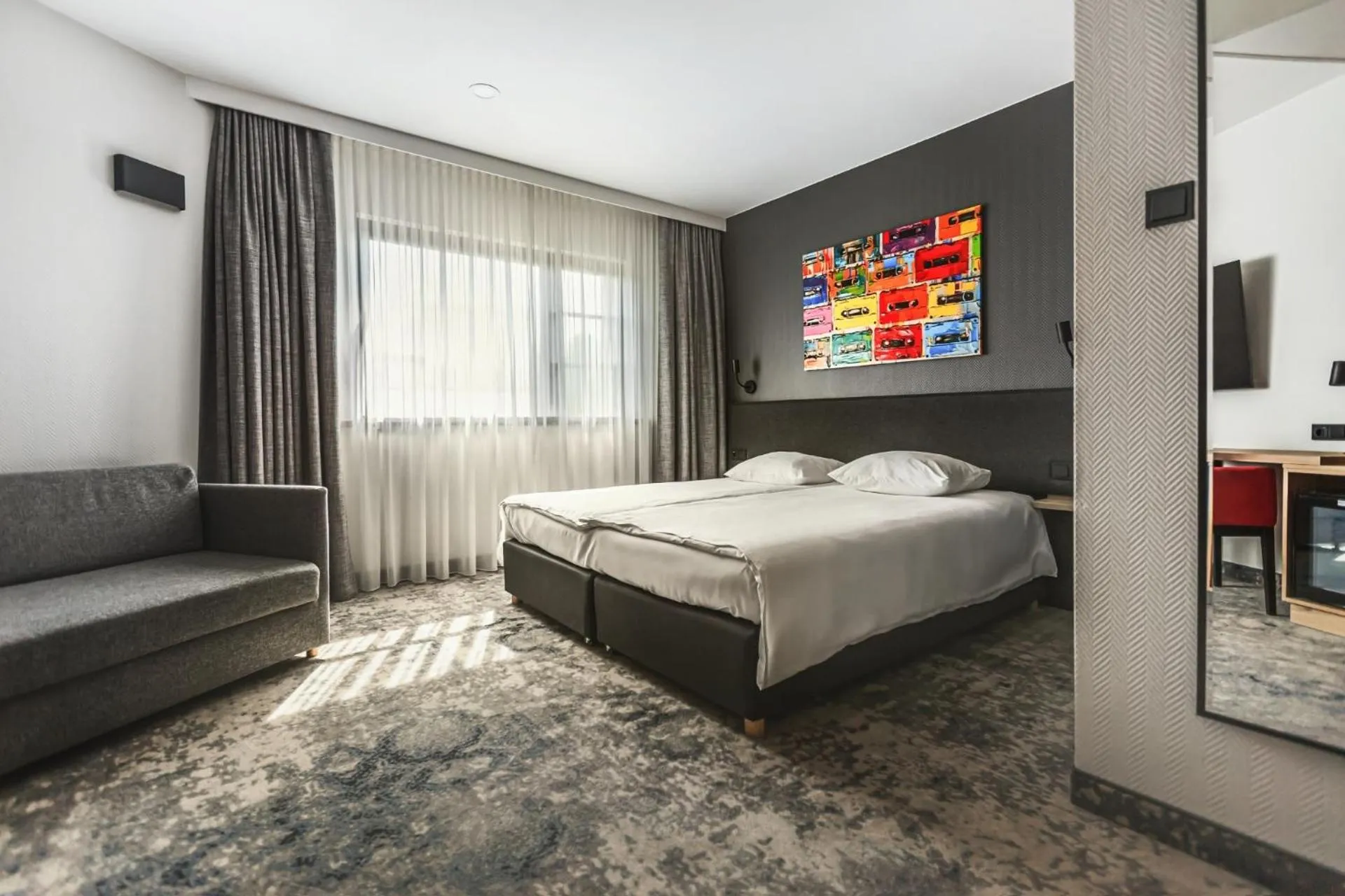 Bed in Qubus Hotel Gorzów Wielkopolski