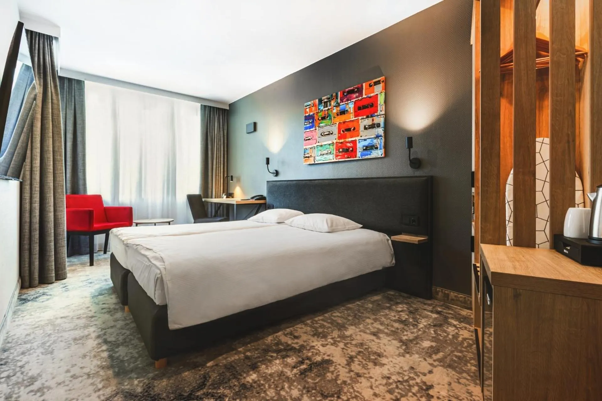 Photo of the whole room, Bed in Qubus Hotel Gorzów Wielkopolski