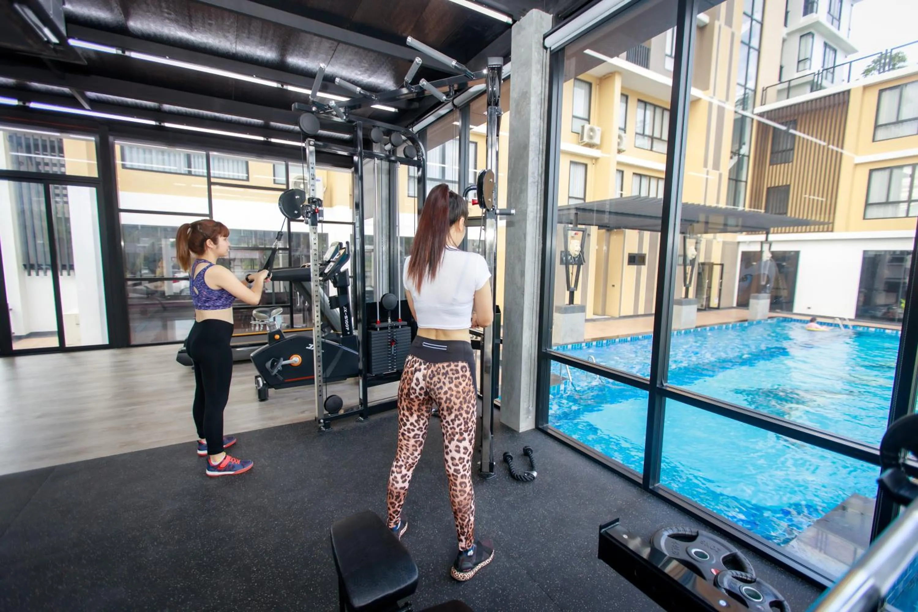 Fitness centre/facilities in Siri Hotel Lumphun